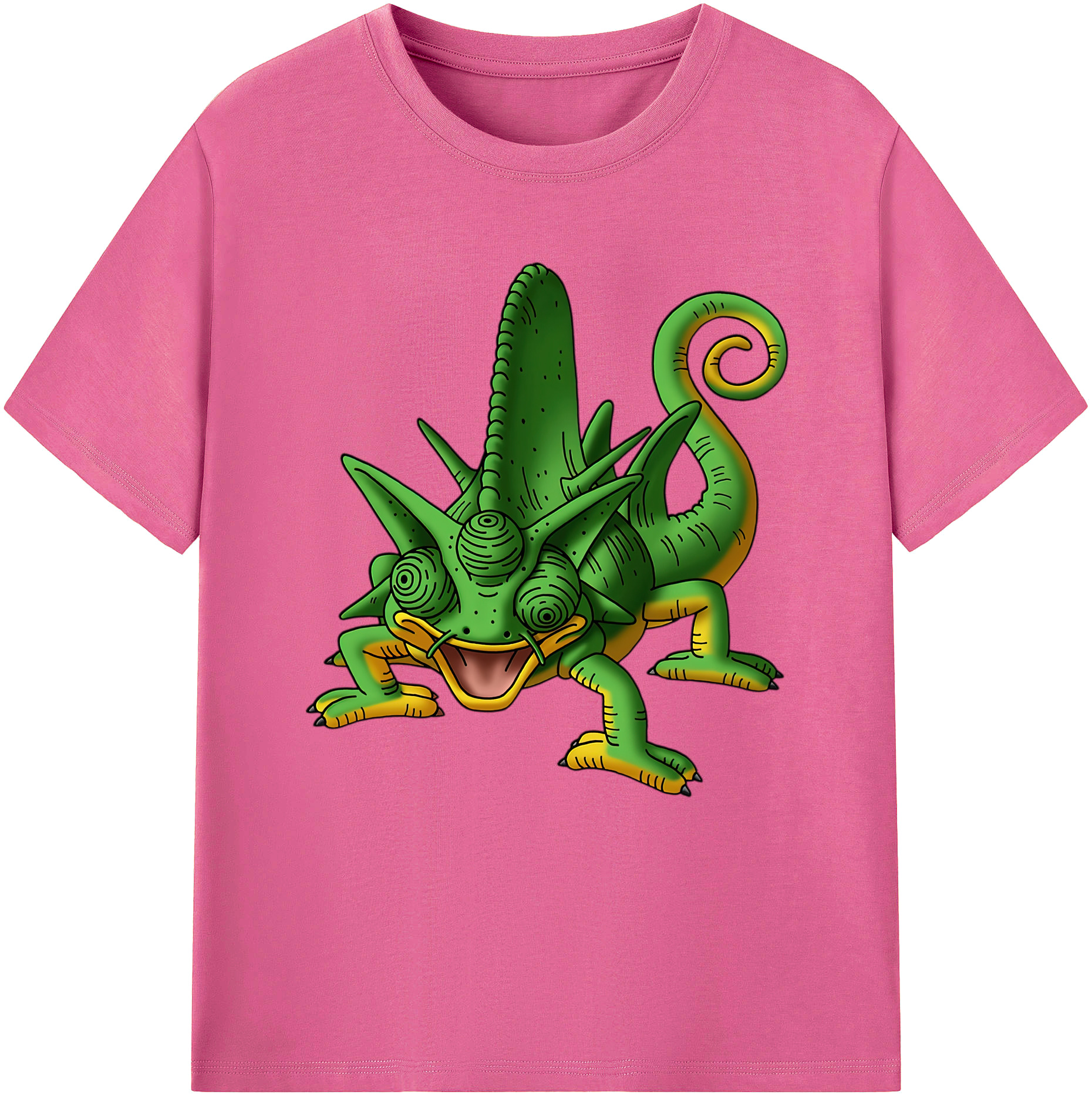 （画像用） ドラゴンクエスト Doragon Kuesuto Dragon Quest レディースカジュアルプリントTシャツ（綿100％）