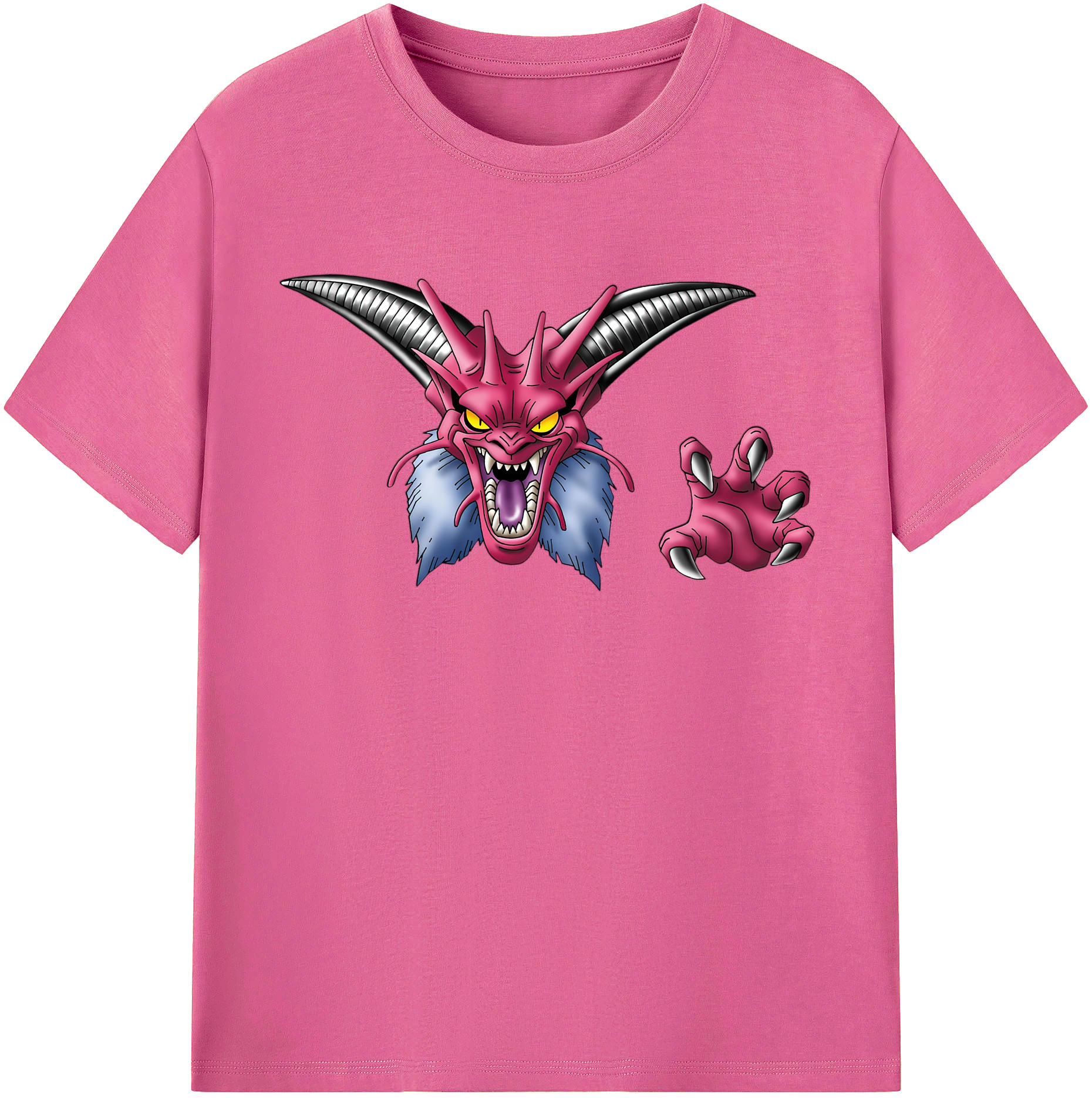 （画像用） ドラゴンクエスト Doragon Kuesuto Dragon Quest レディースカジュアルプリントTシャツ（綿100％）