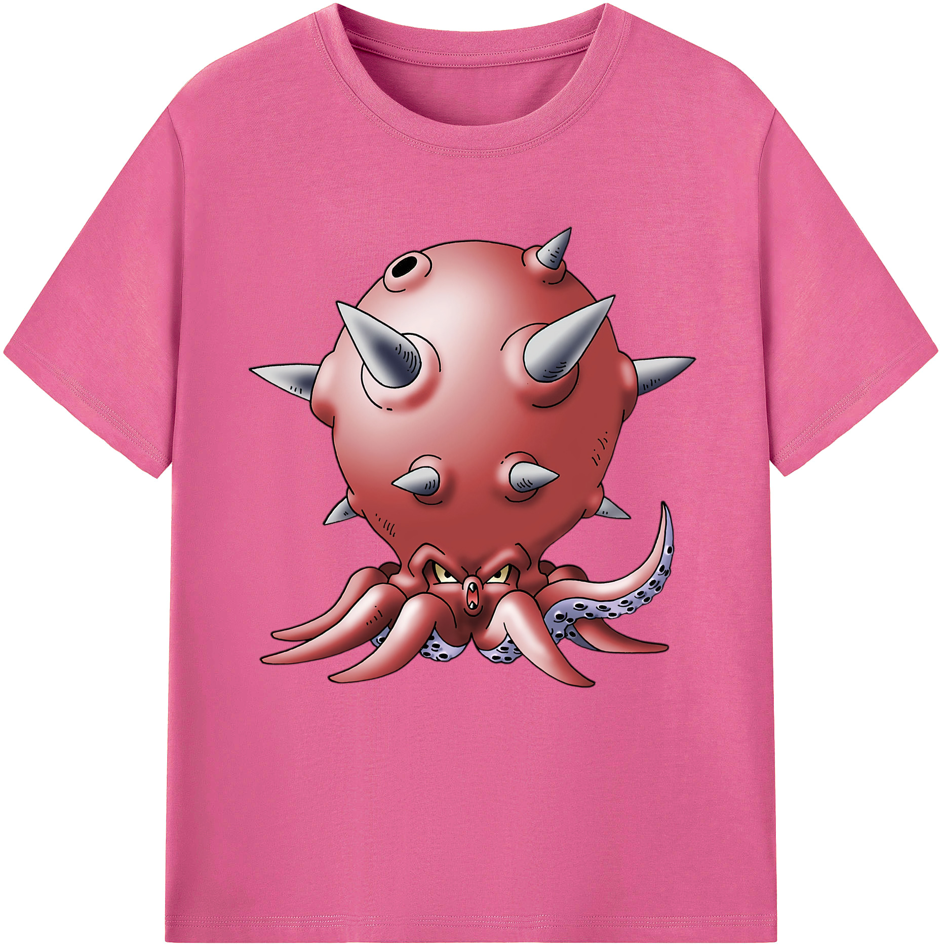 （画像用） ドラゴンクエスト Doragon Kuesuto Dragon Quest レディースカジュアルプリントTシャツ（綿100％）