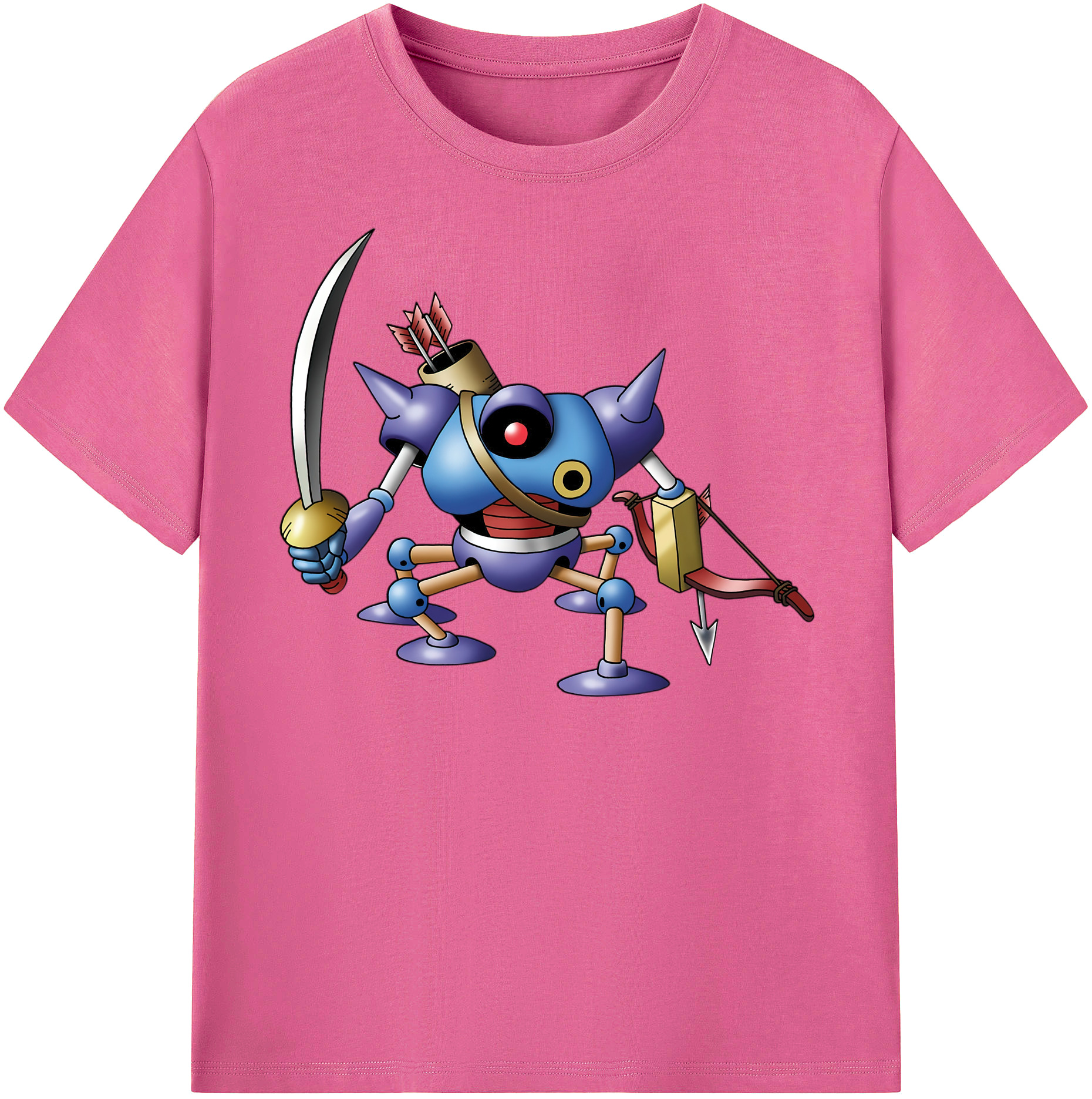 （画像用） ドラゴンクエスト Doragon Kuesuto Dragon Quest レディースカジュアルプリントTシャツ（綿100％）