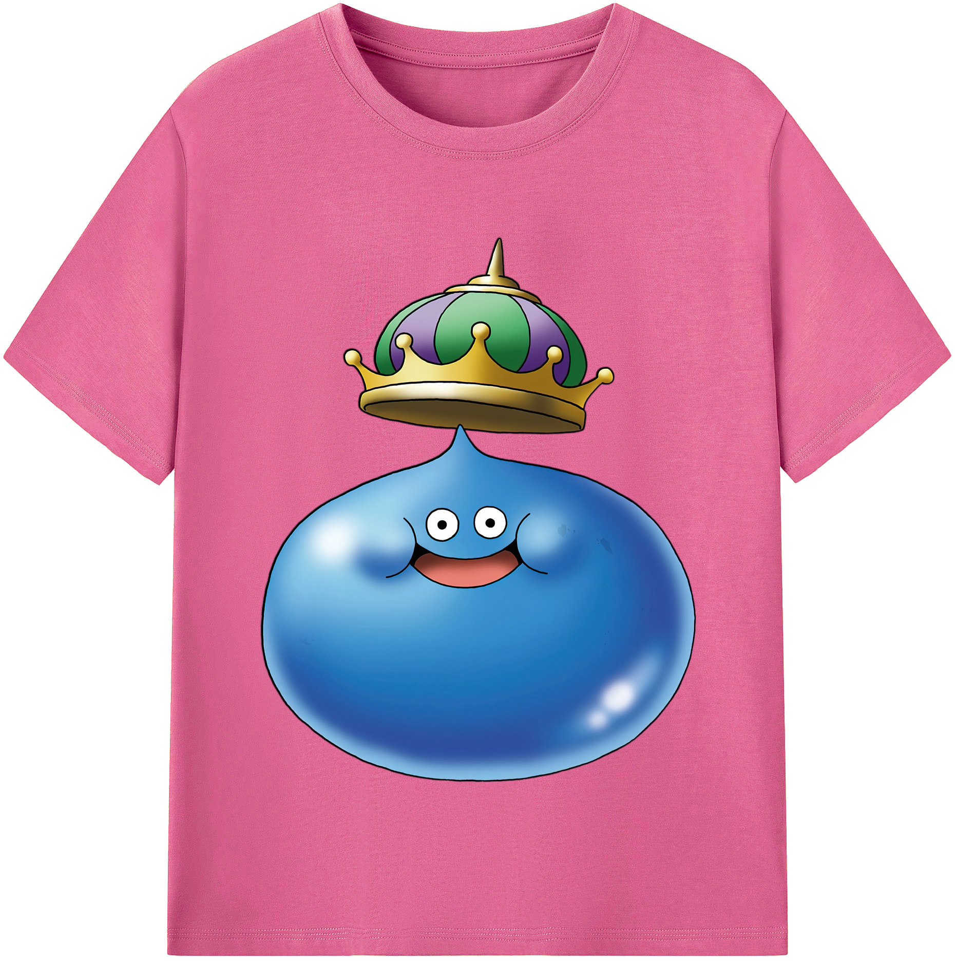（画像用） ドラゴンクエスト Doragon Kuesuto Dragon Quest レディースカジュアルプリントTシャツ（綿100％）