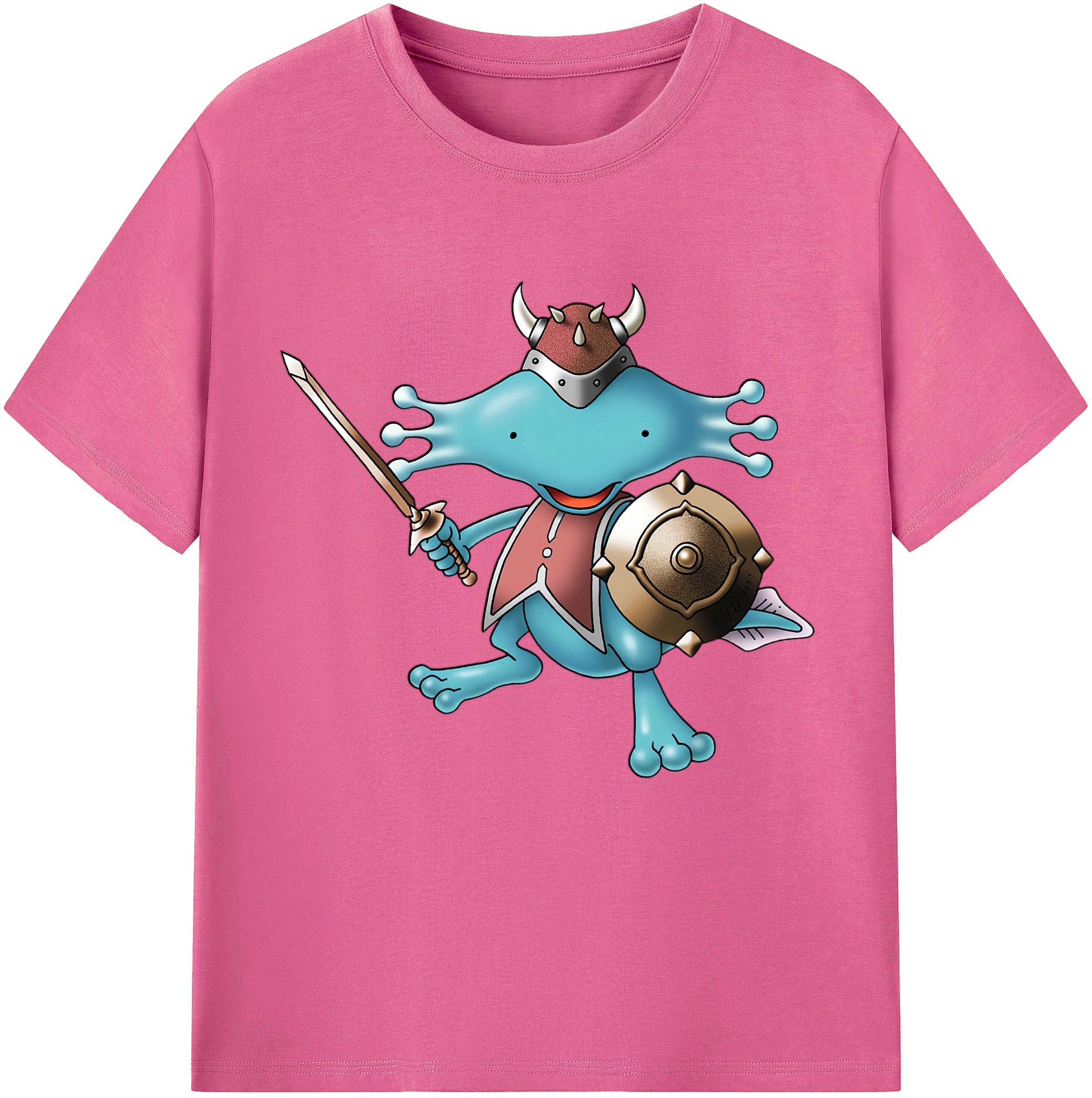 （画像用） ドラゴンクエスト Doragon Kuesuto Dragon Quest レディースカジュアルプリントTシャツ（綿100％）