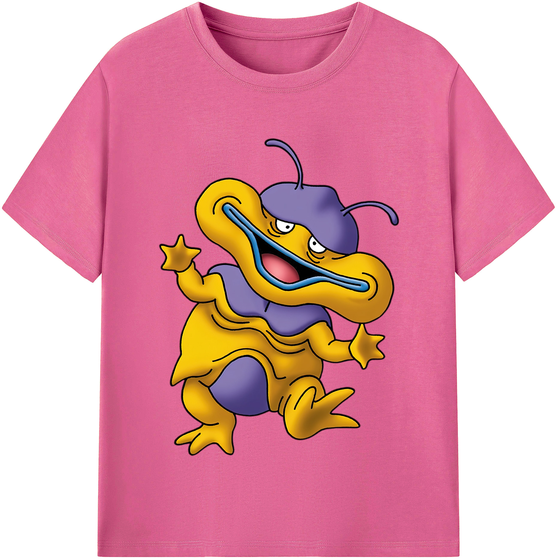 （画像用） ドラゴンクエスト Doragon Kuesuto Dragon Quest レディースカジュアルプリントTシャツ（綿100％）