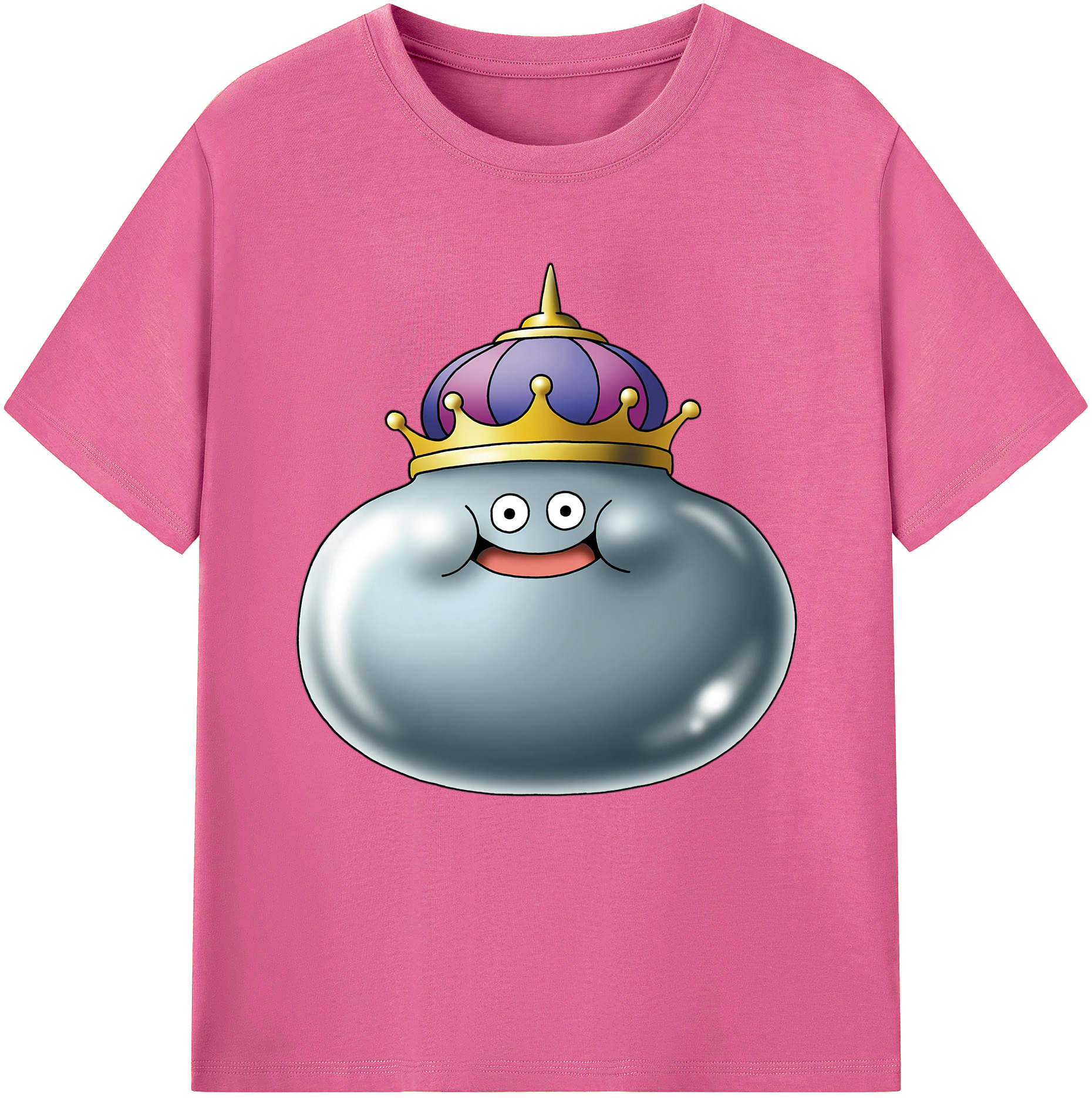 （画像用） ドラゴンクエスト Doragon Kuesuto Dragon Quest レディースカジュアルプリントTシャツ（綿100％）