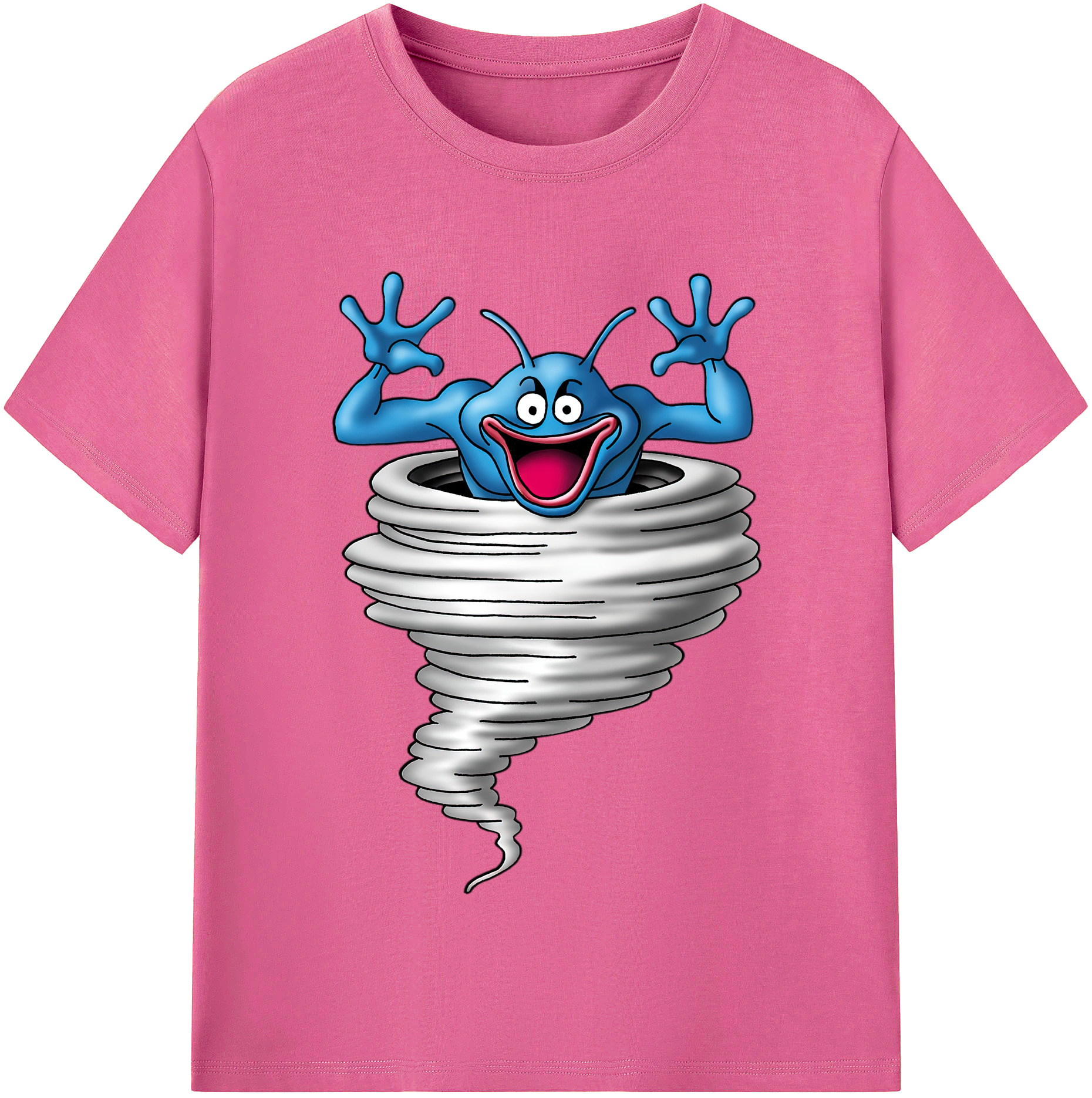 （画像用） ドラゴンクエスト Doragon Kuesuto Dragon Quest レディースカジュアルプリントTシャツ（綿100％）