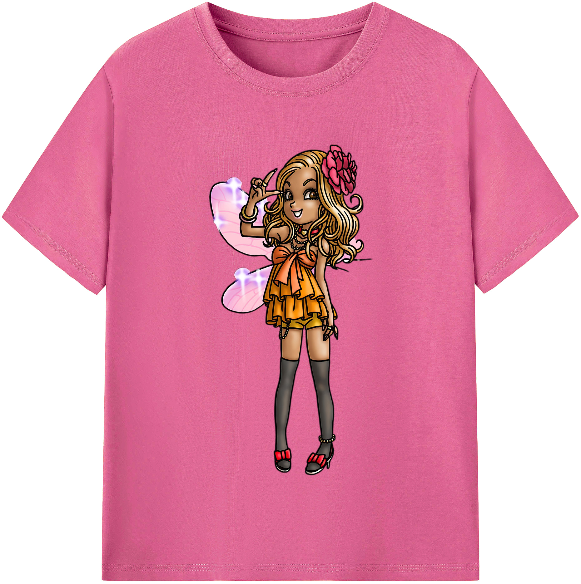 （画像用） ドラゴンクエスト Doragon Kuesuto Dragon Quest レディースカジュアルプリントTシャツ（綿100％）