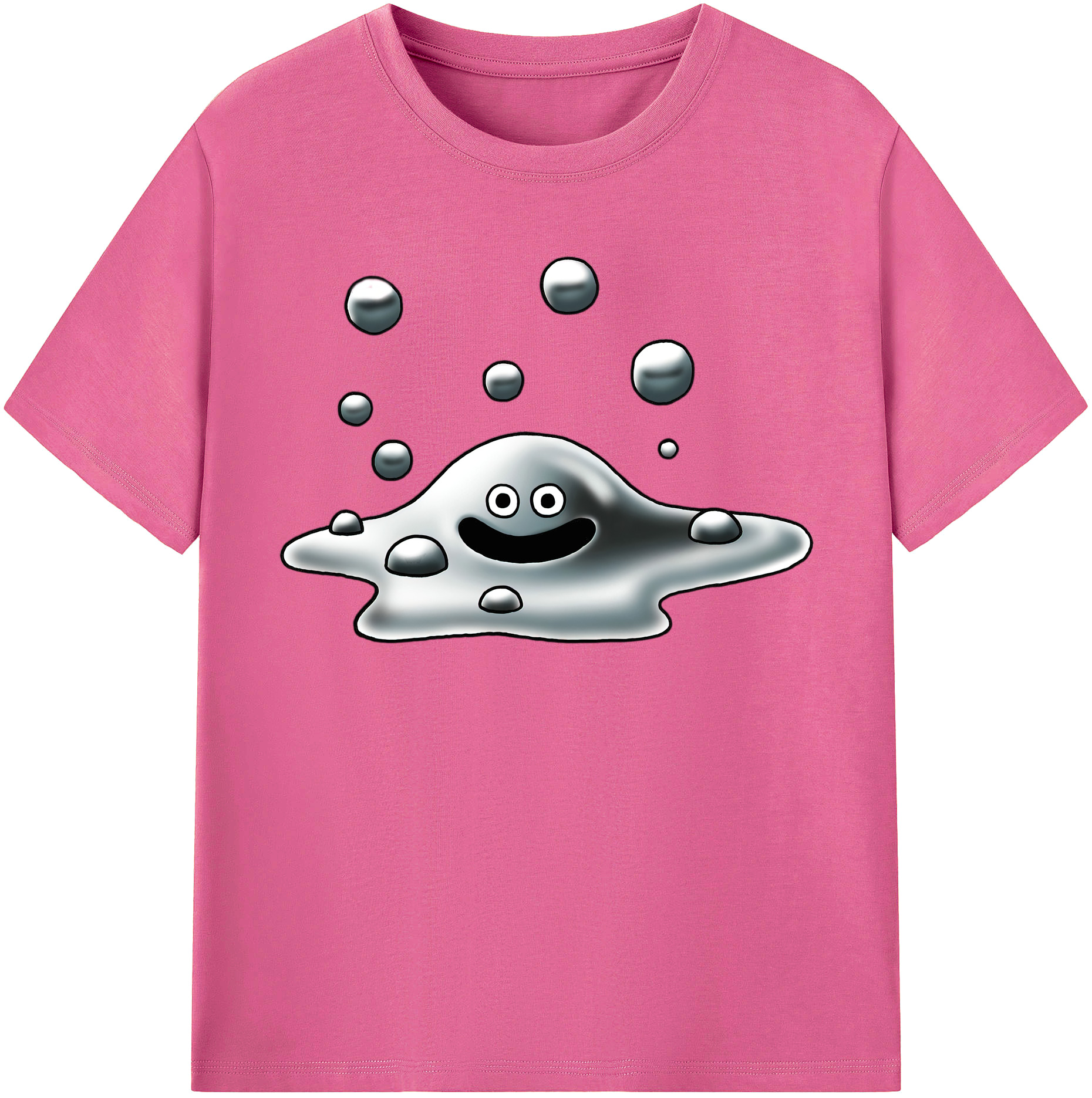 （画像用） ドラゴンクエスト Doragon Kuesuto Dragon Quest レディースカジュアルプリントTシャツ（綿100％）