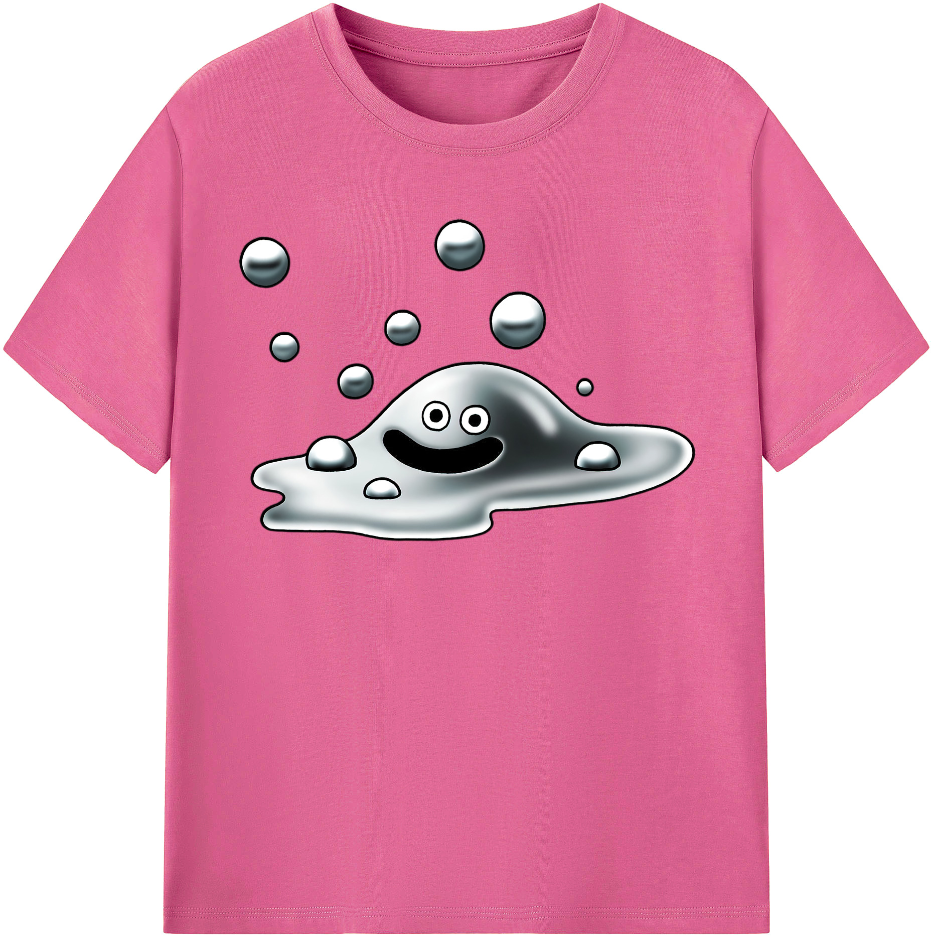 （画像用） ドラゴンクエスト Doragon Kuesuto Dragon Quest レディースカジュアルプリントTシャツ（綿100％）