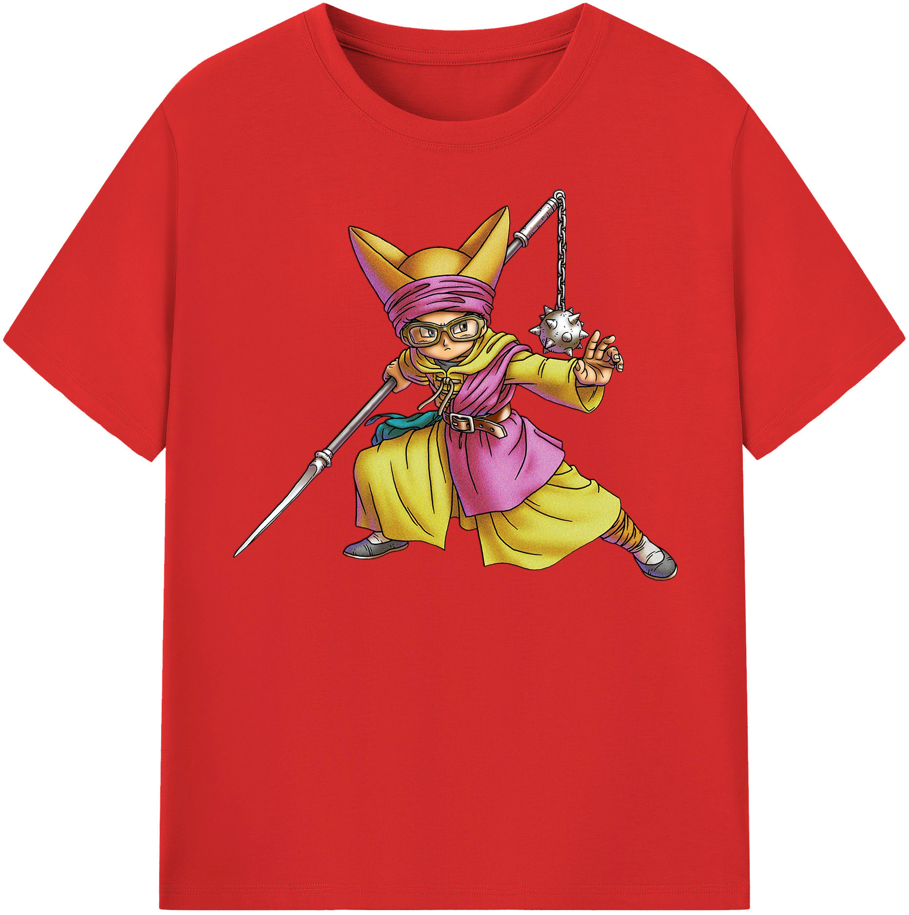 （画像用） ドラゴンクエスト Doragon Kuesuto Dragon Quest レディースカジュアルプリントTシャツ（綿100％）