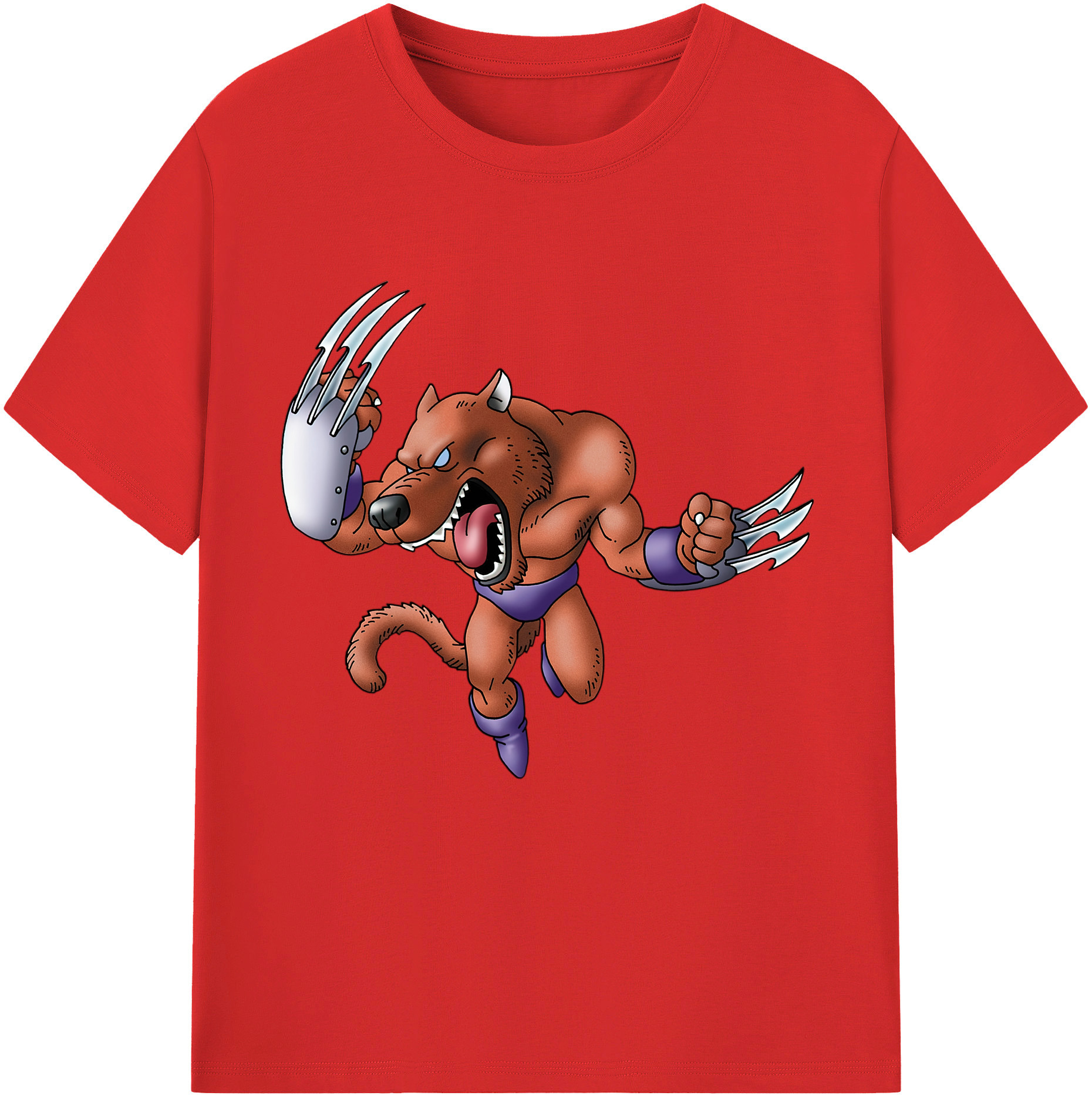 （画像用） ドラゴンクエスト Doragon Kuesuto Dragon Quest レディースカジュアルプリントTシャツ（綿100％）