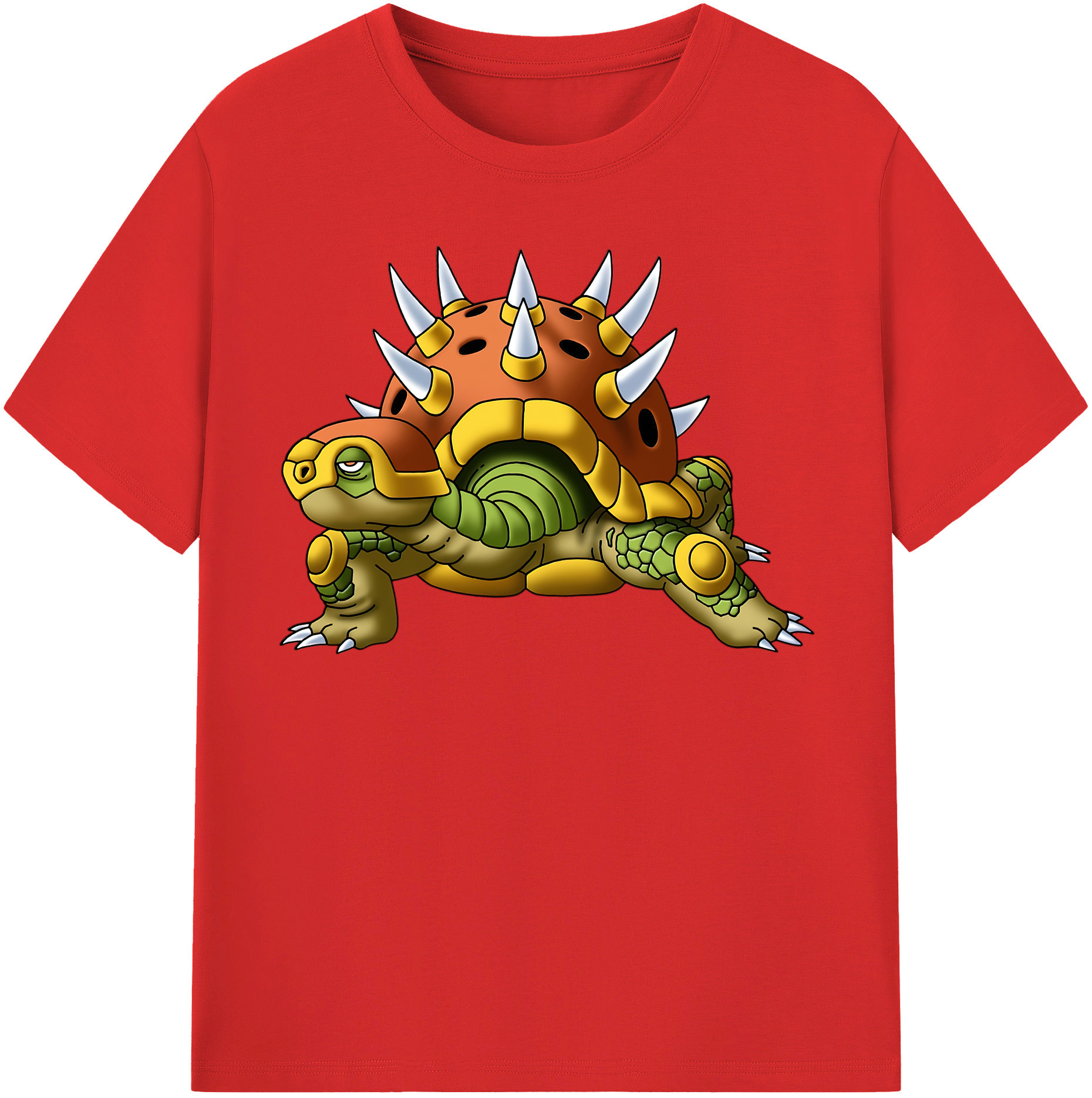 （画像用） ドラゴンクエスト Doragon Kuesuto Dragon Quest レディースカジュアルプリントTシャツ（綿100％）