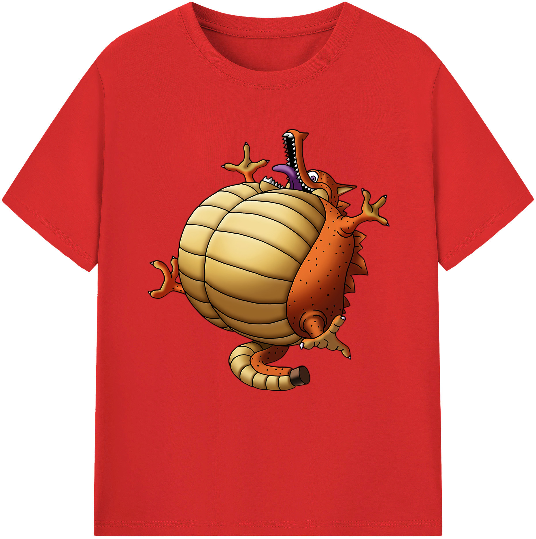 （画像用） ドラゴンクエスト Doragon Kuesuto Dragon Quest レディースカジュアルプリントTシャツ（綿100％）