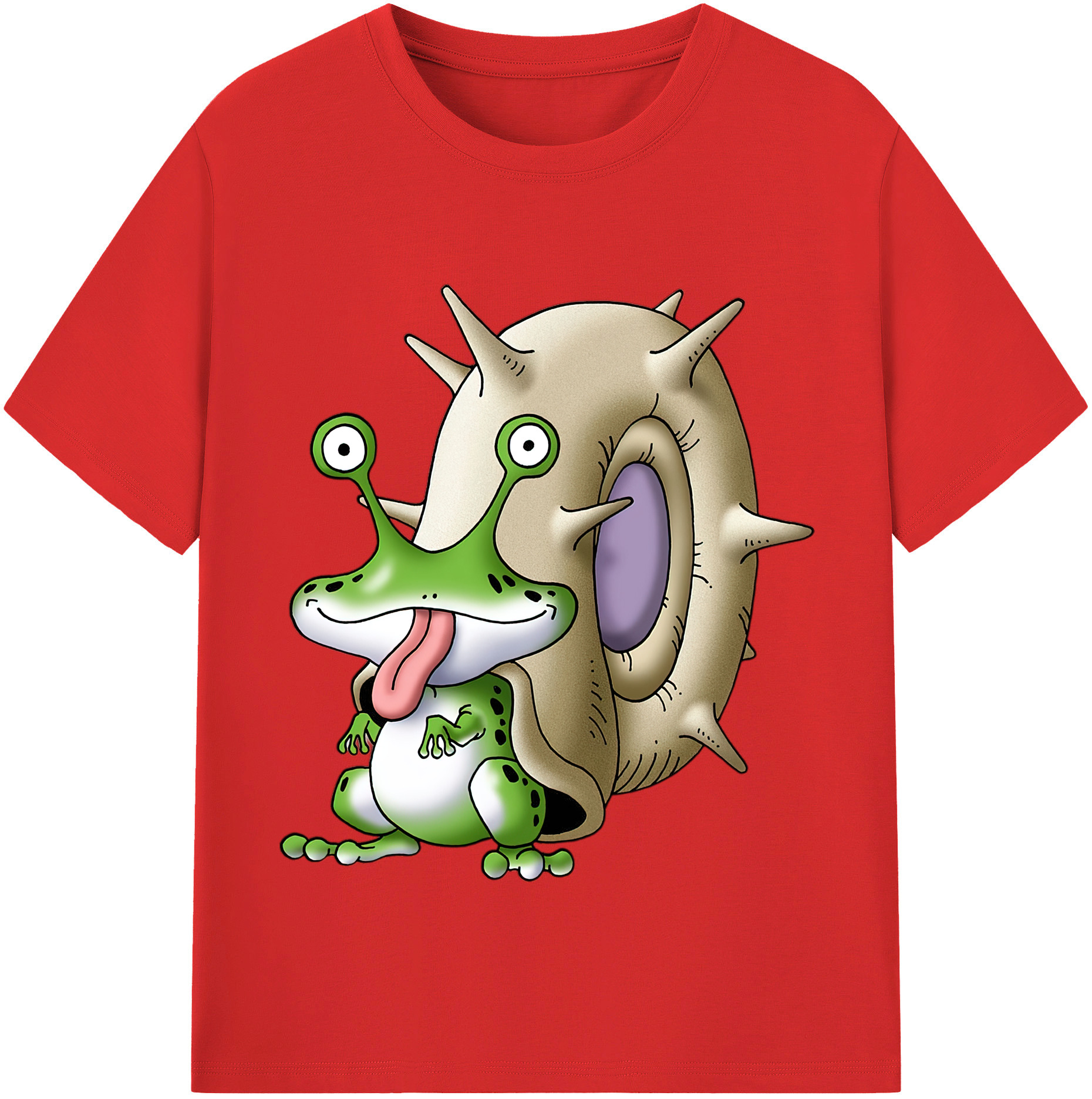 （画像用） ドラゴンクエスト Doragon Kuesuto Dragon Quest レディースカジュアルプリントTシャツ（綿100％）