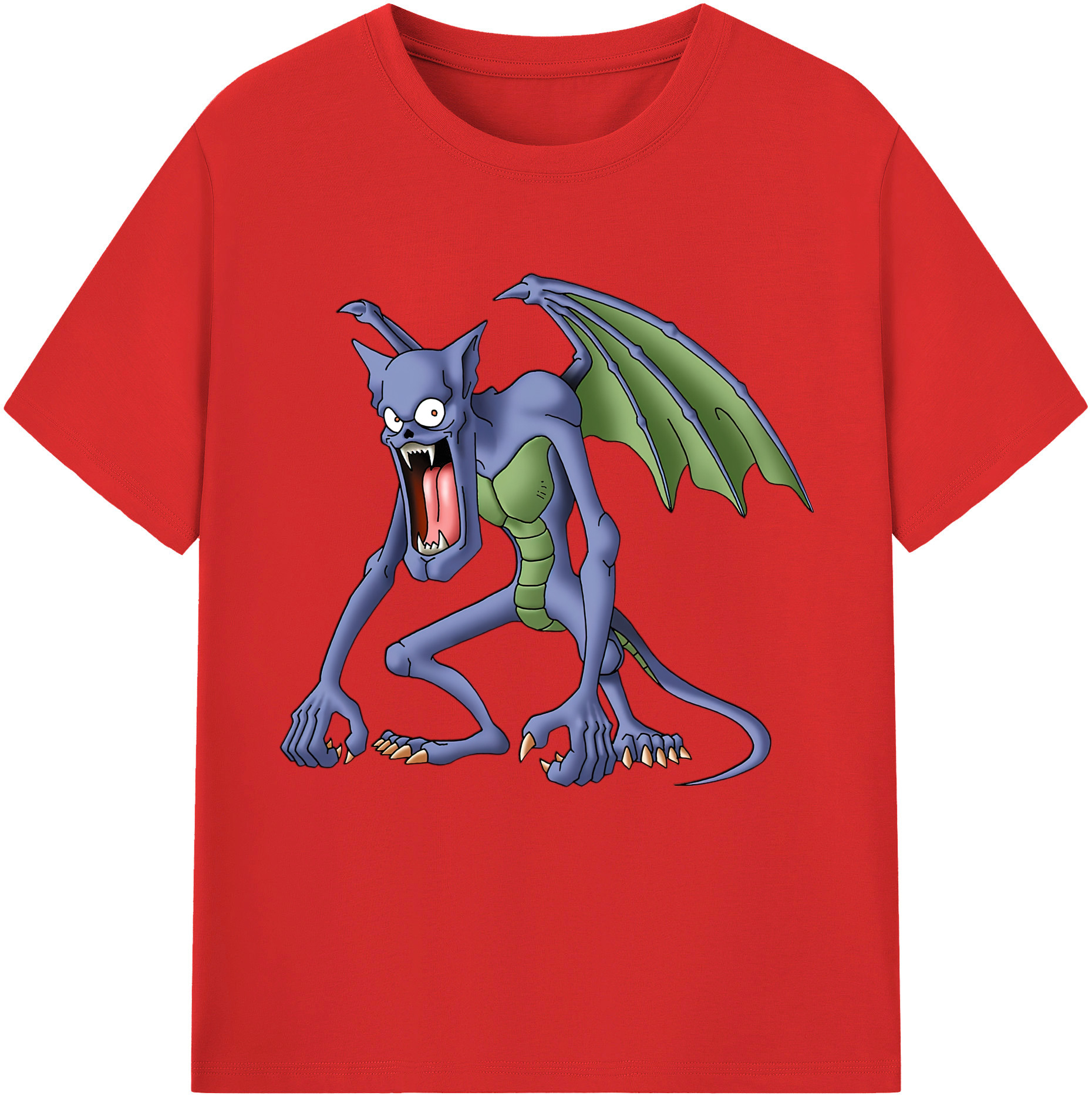 （画像用） ドラゴンクエスト Doragon Kuesuto Dragon Quest レディースカジュアルプリントTシャツ（綿100％）