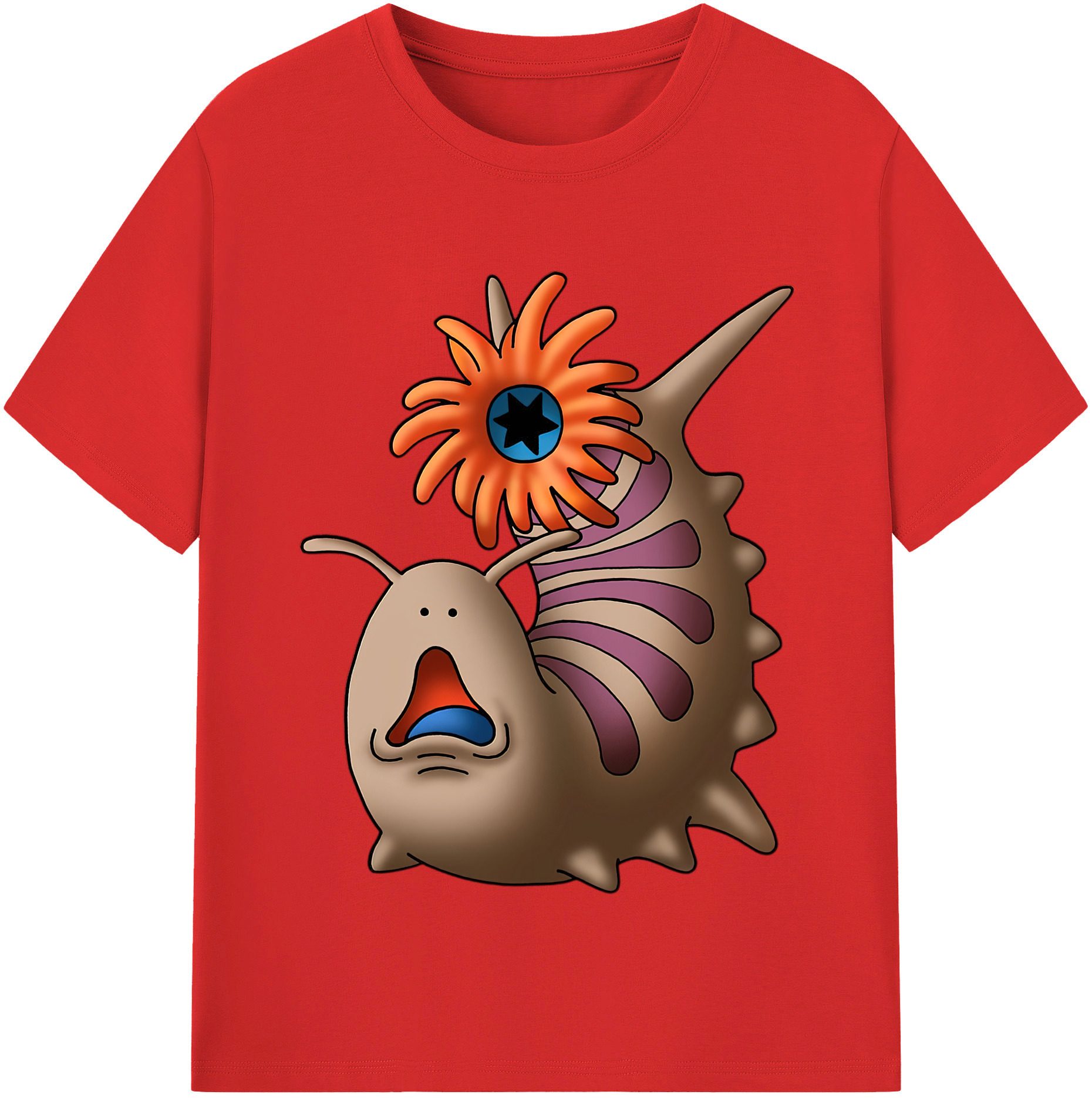 （画像用） ドラゴンクエスト Doragon Kuesuto Dragon Quest レディースカジュアルプリントTシャツ（綿100％）