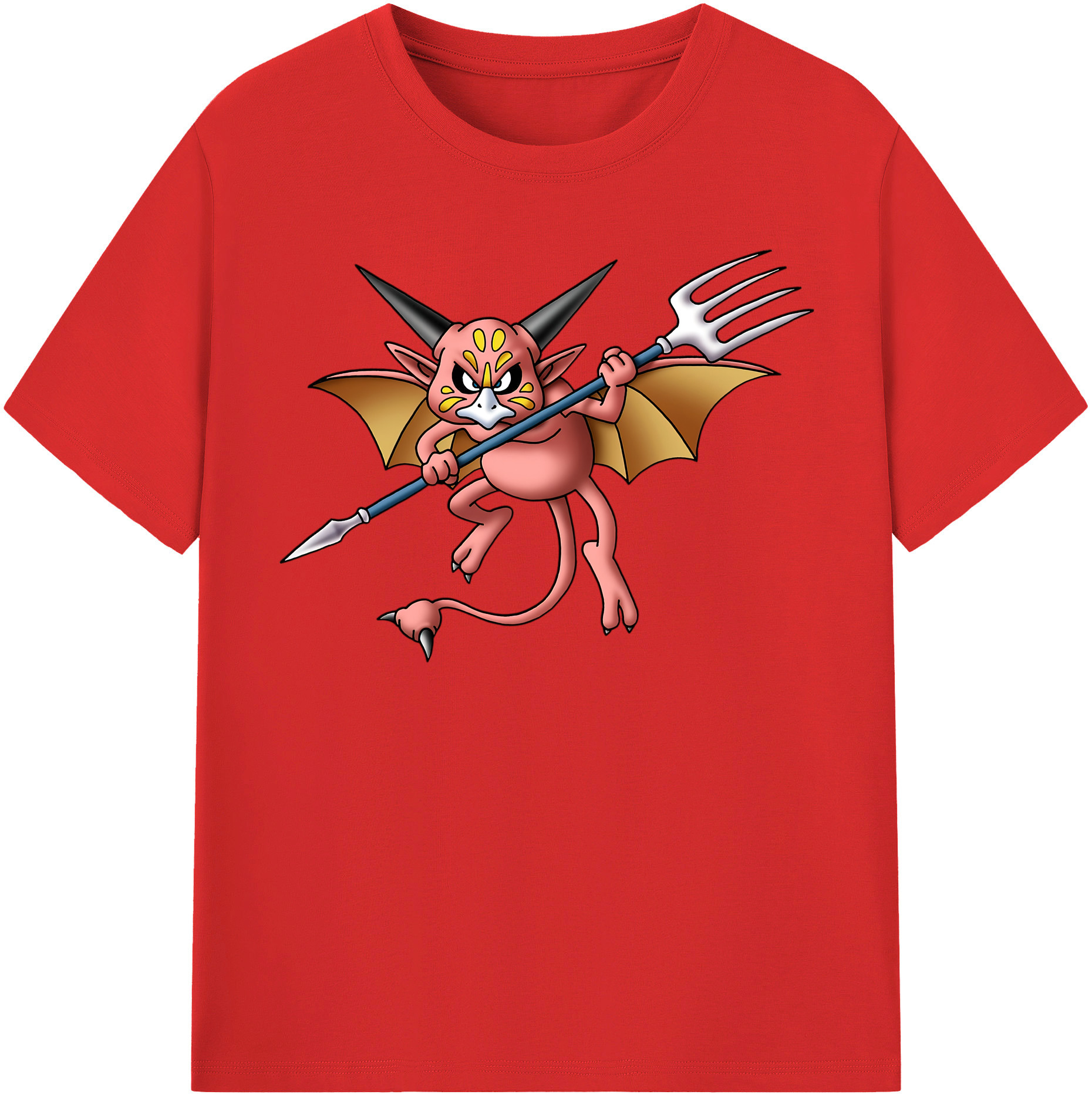 （画像用） ドラゴンクエスト Doragon Kuesuto Dragon Quest レディースカジュアルプリントTシャツ（綿100％）