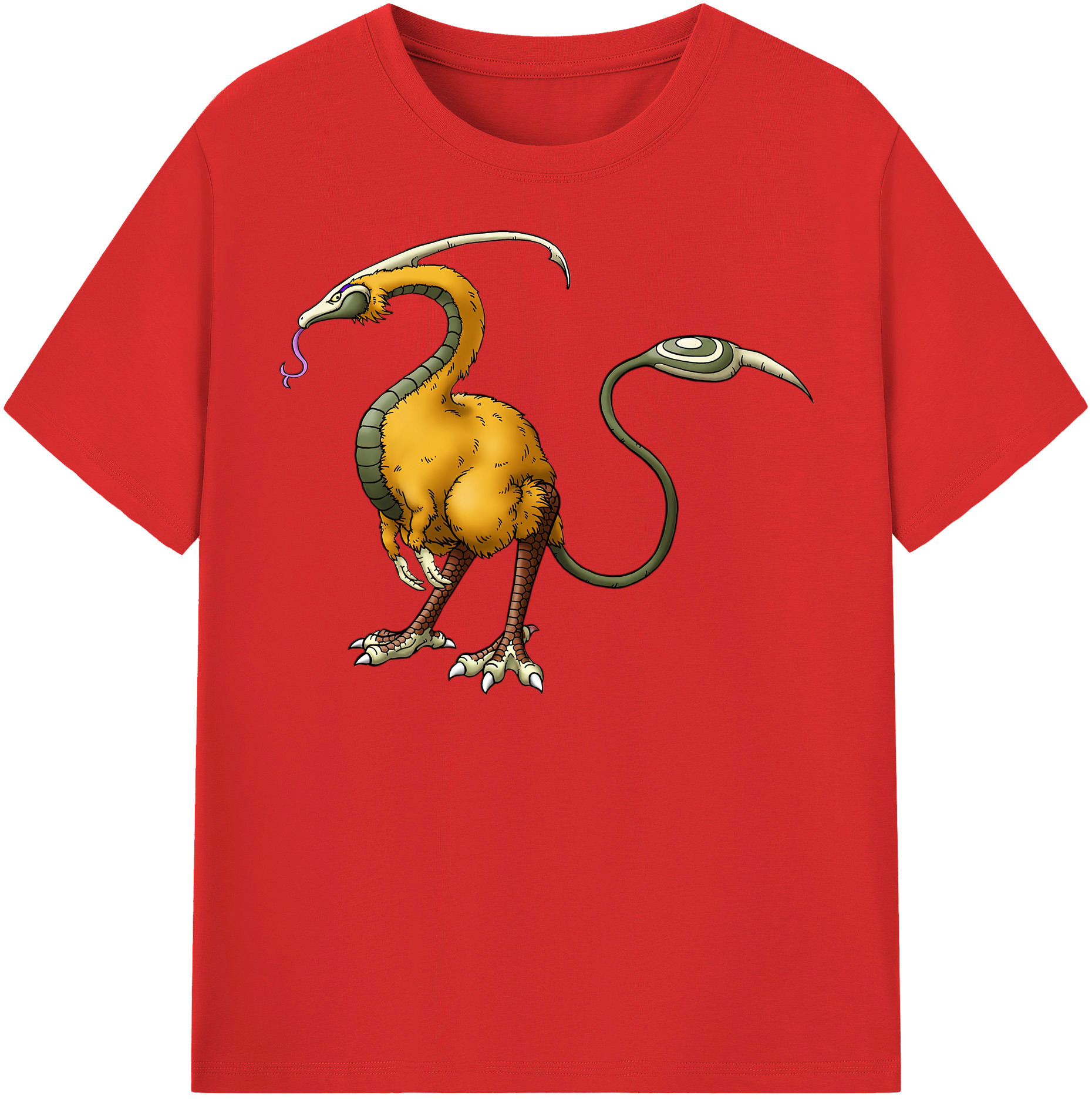 （画像用） ドラゴンクエスト Doragon Kuesuto Dragon Quest レディースカジュアルプリントTシャツ（綿100％）