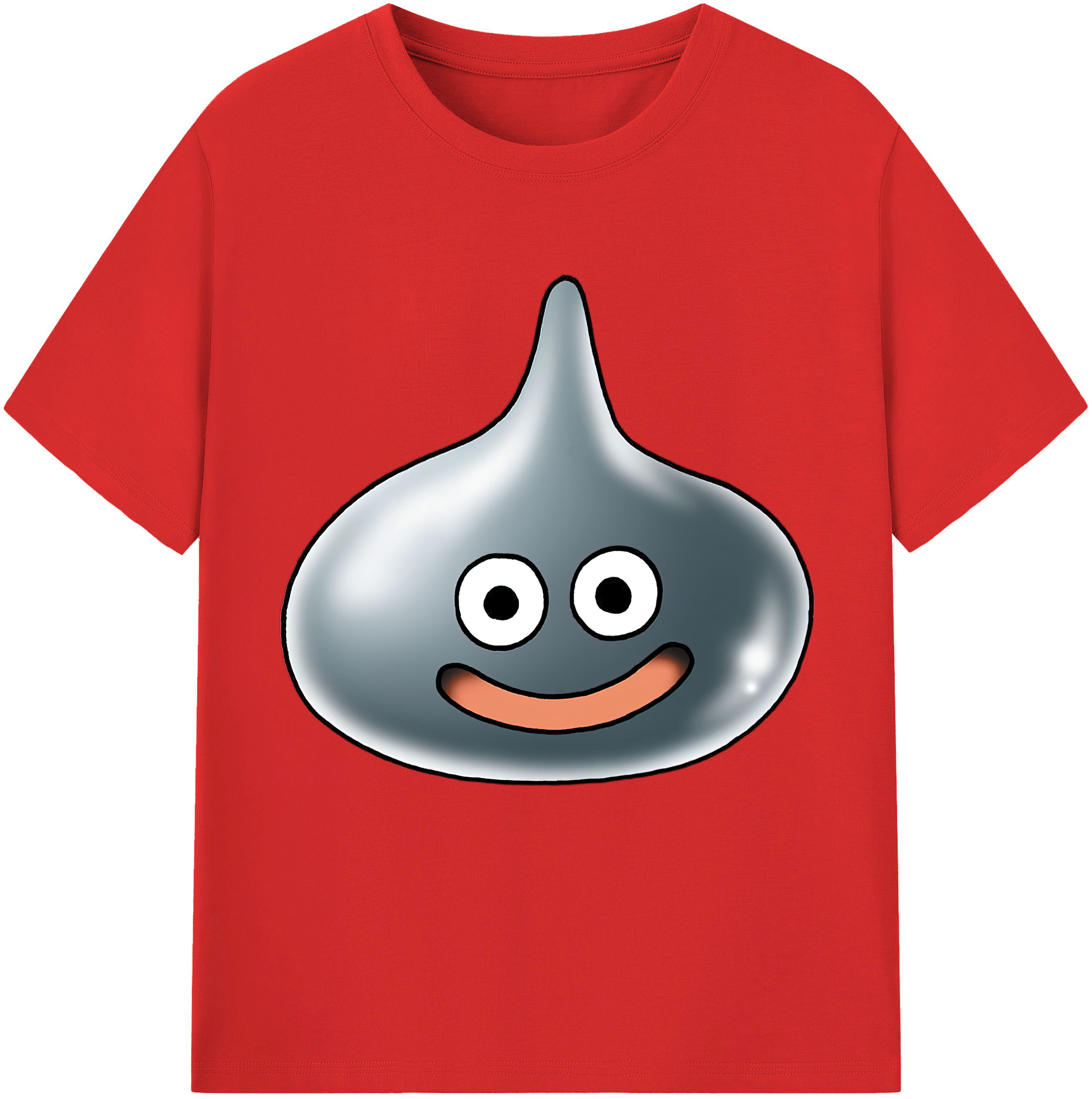（画像用） ドラゴンクエスト Doragon Kuesuto Dragon Quest レディースカジュアルプリントTシャツ（綿100％）