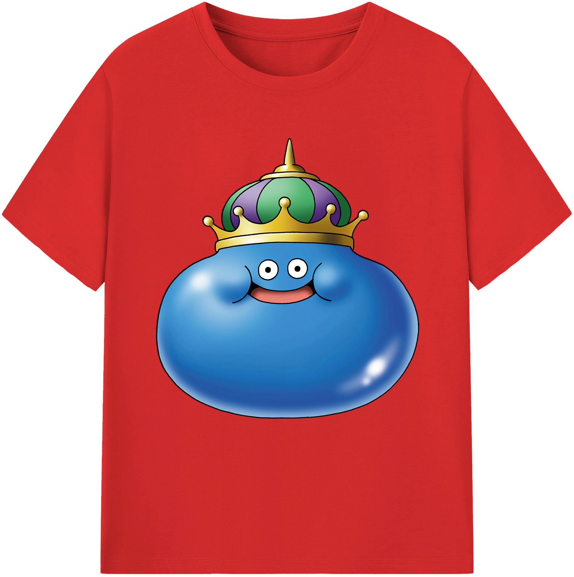 （画像用） ドラゴンクエスト Doragon Kuesuto Dragon Quest レディースカジュアルプリントTシャツ（綿100％）