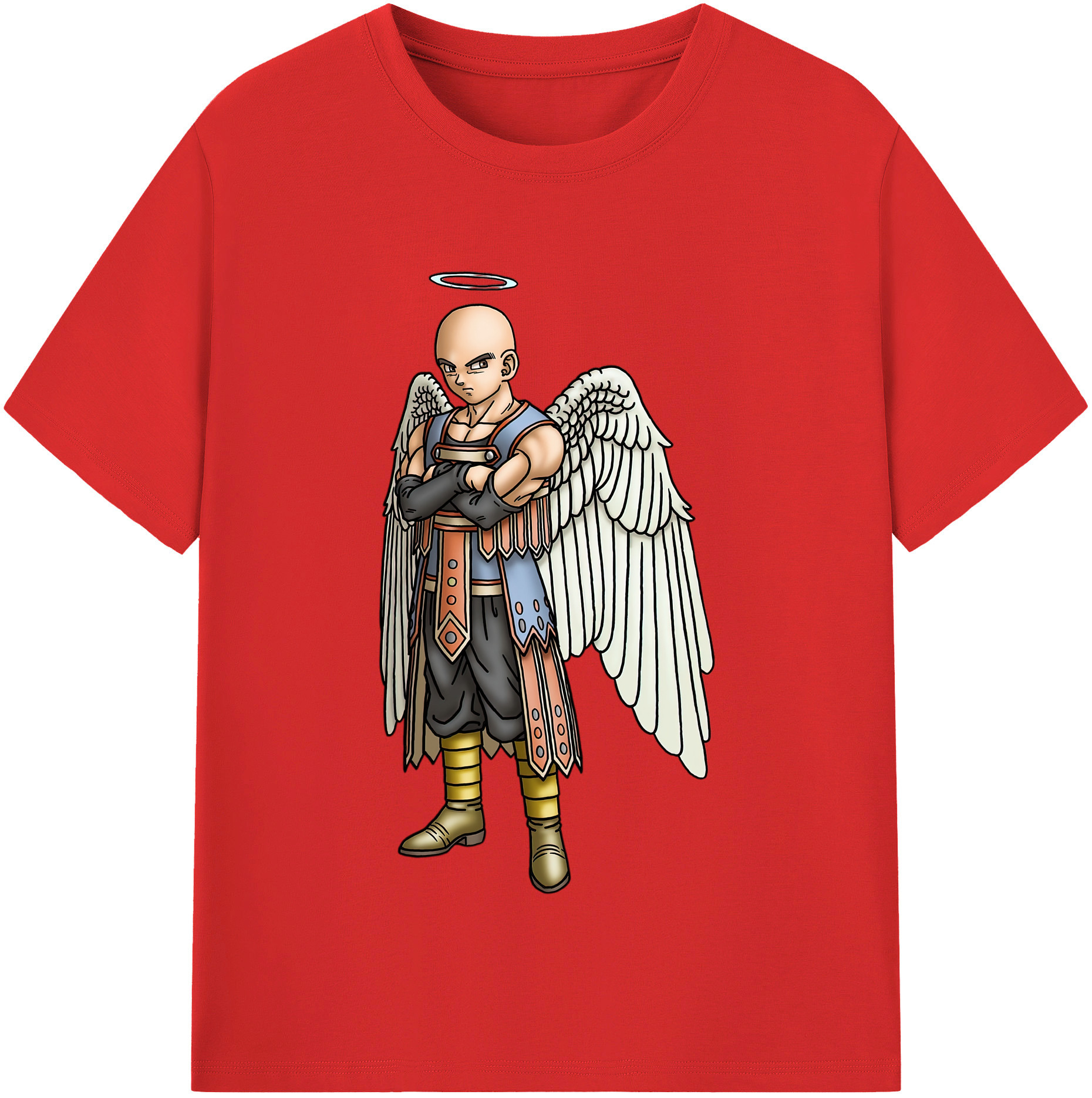 （画像用） ドラゴンクエスト Doragon Kuesuto Dragon Quest レディースカジュアルプリントTシャツ（綿100％）