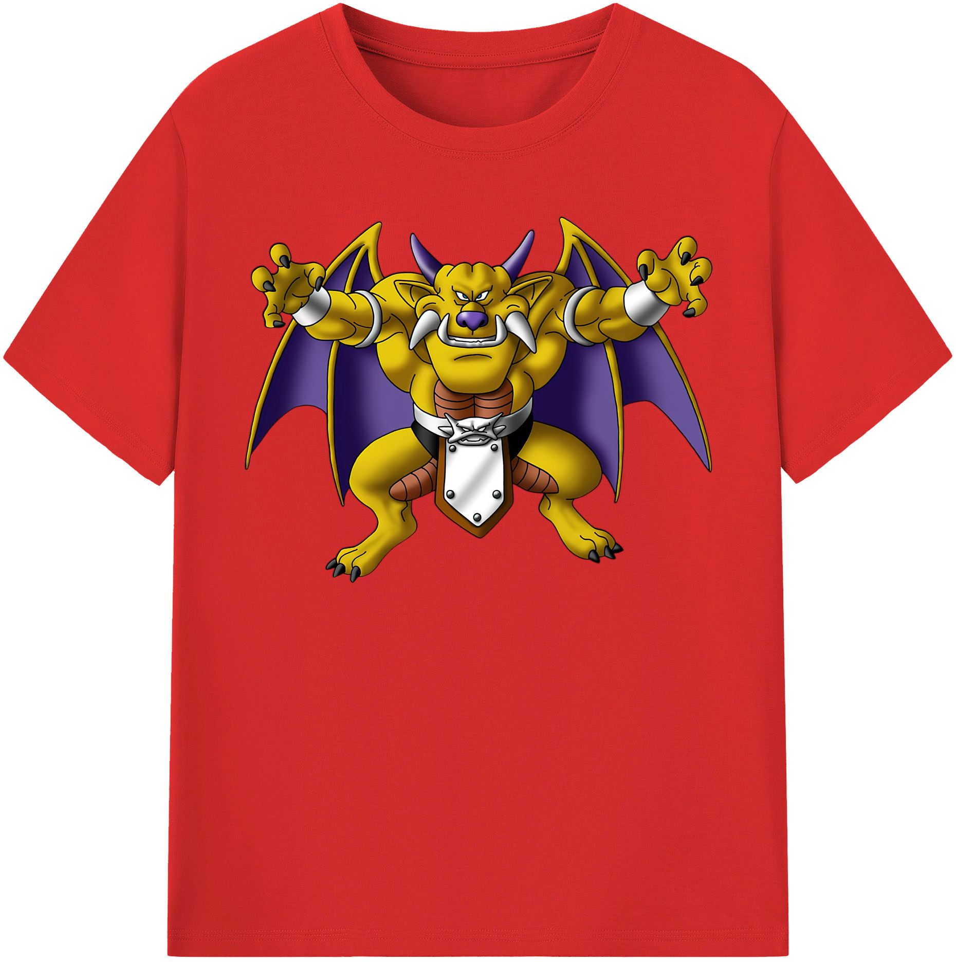 （画像用） ドラゴンクエスト Doragon Kuesuto Dragon Quest レディースカジュアルプリントTシャツ（綿100％）