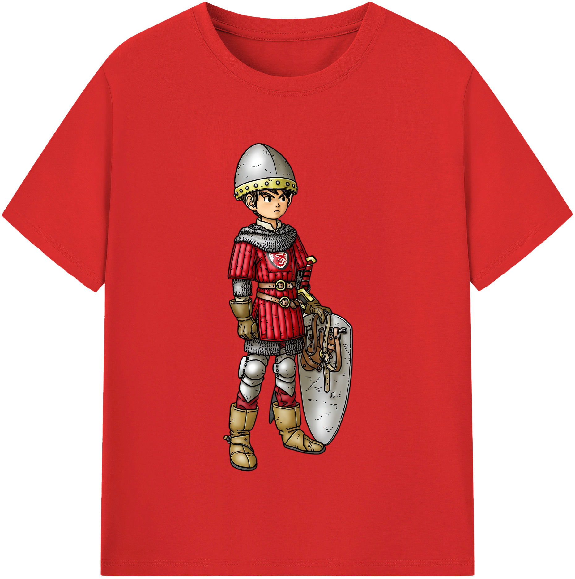 （画像用） ドラゴンクエスト Doragon Kuesuto Dragon Quest レディースカジュアルプリントTシャツ（綿100％）