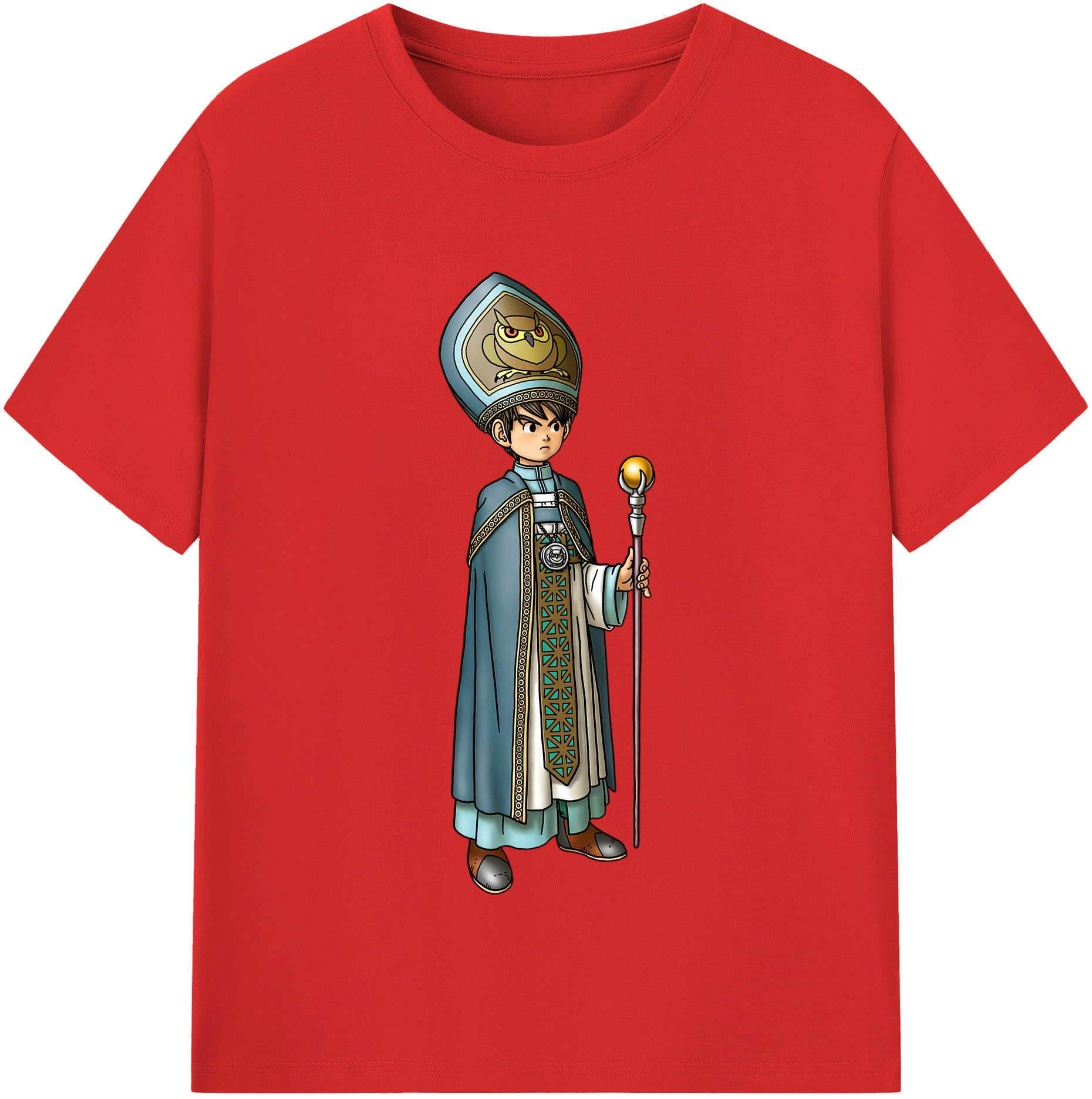 （画像用） ドラゴンクエスト Doragon Kuesuto Dragon Quest レディースカジュアルプリントTシャツ（綿100％）