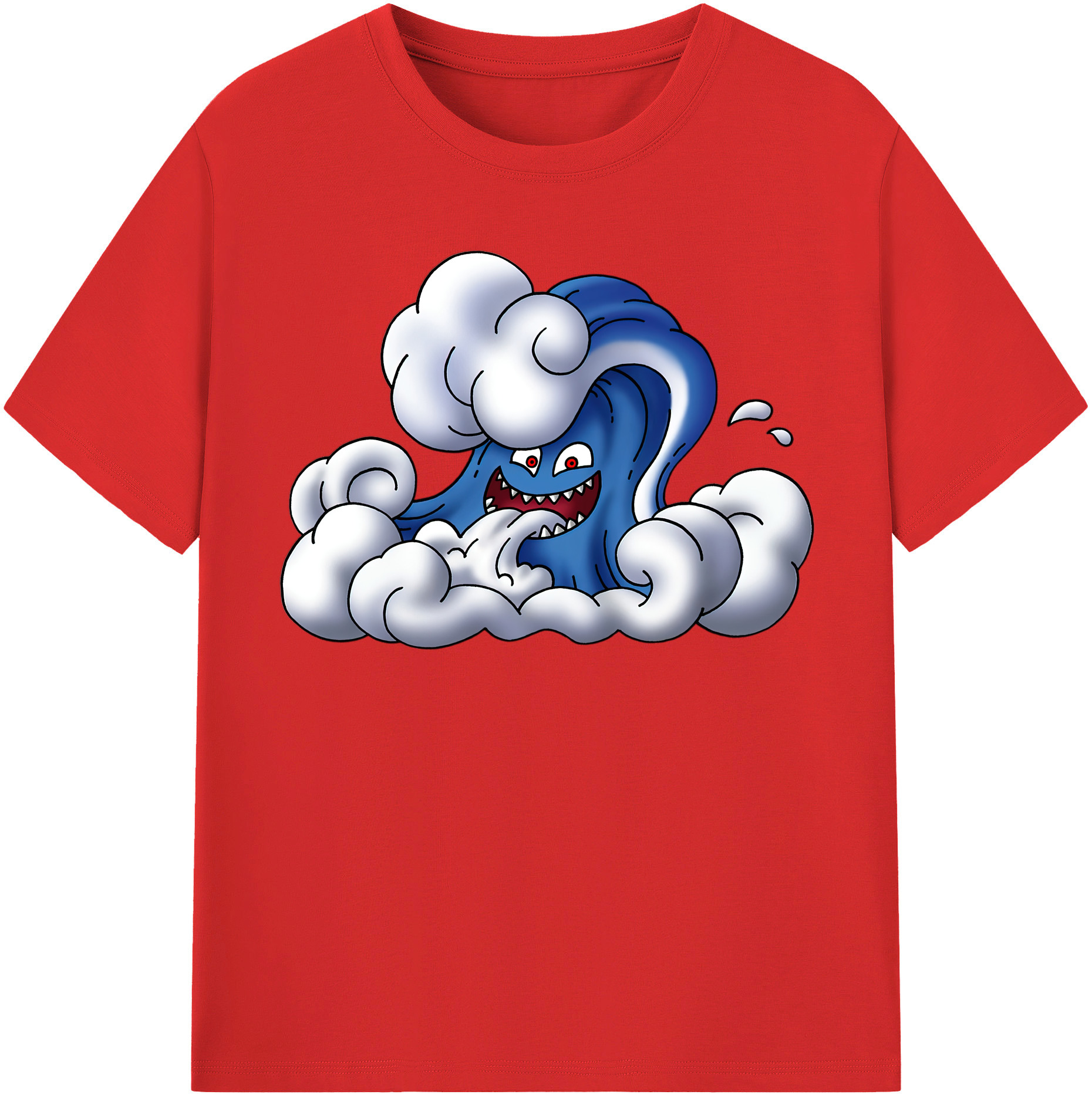 （画像用） ドラゴンクエスト Doragon Kuesuto Dragon Quest レディースカジュアルプリントTシャツ（綿100％）