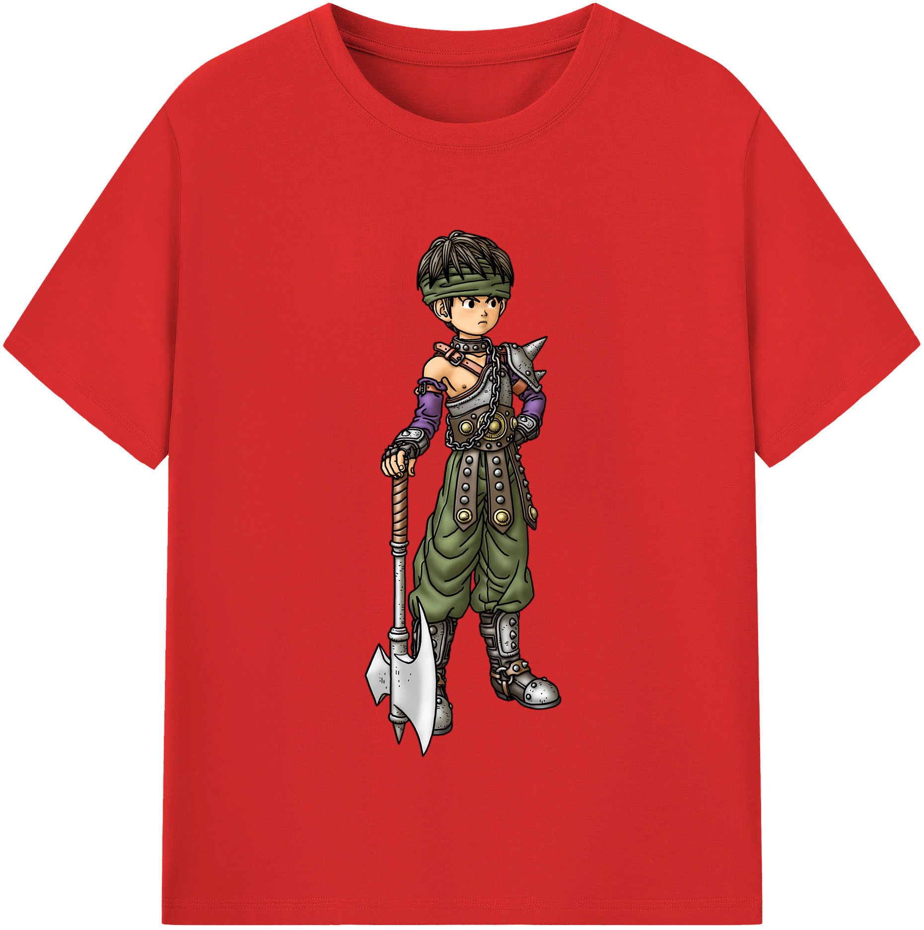 （画像用） ドラゴンクエスト Doragon Kuesuto Dragon Quest レディースカジュアルプリントTシャツ（綿100％）