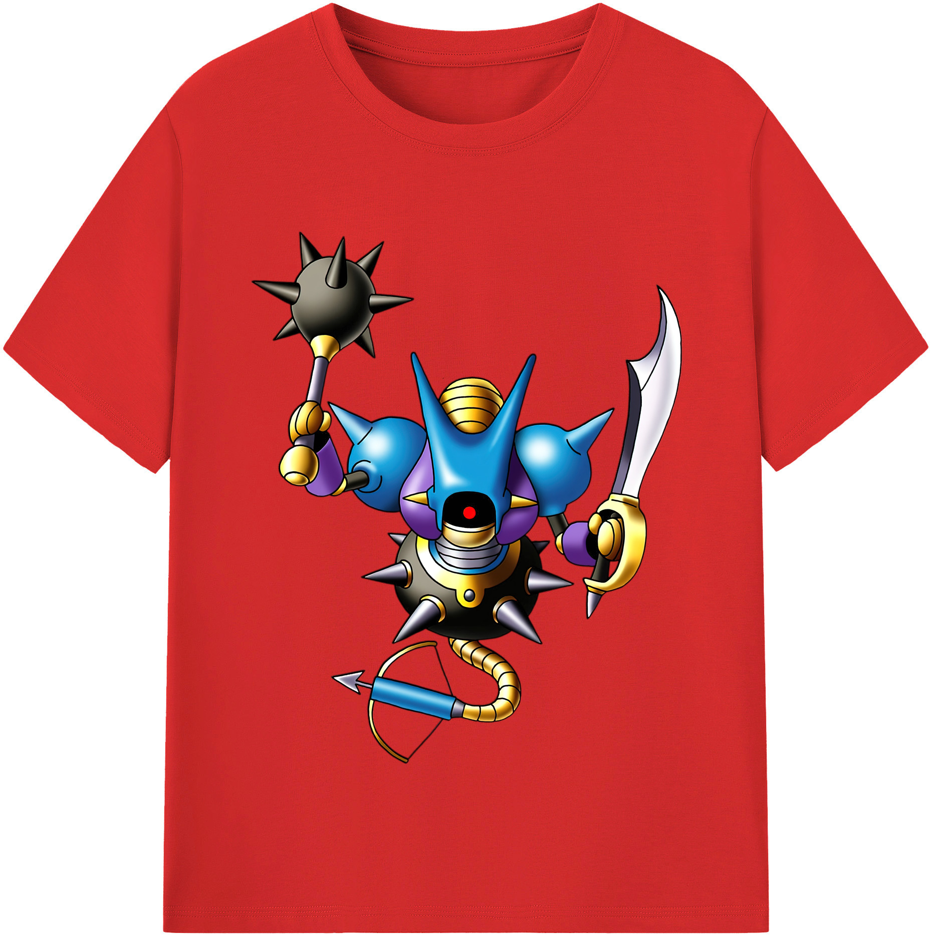 （画像用） ドラゴンクエスト Doragon Kuesuto Dragon Quest レディースカジュアルプリントTシャツ（綿100％）