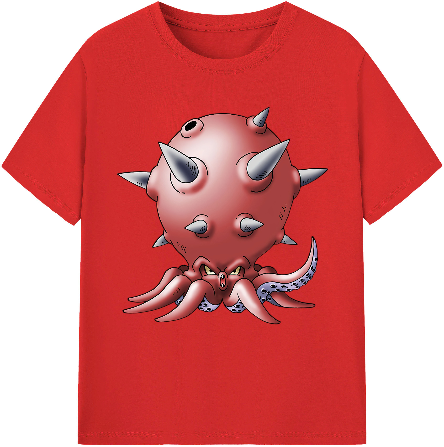 （画像用） ドラゴンクエスト Doragon Kuesuto Dragon Quest レディースカジュアルプリントTシャツ（綿100％）
