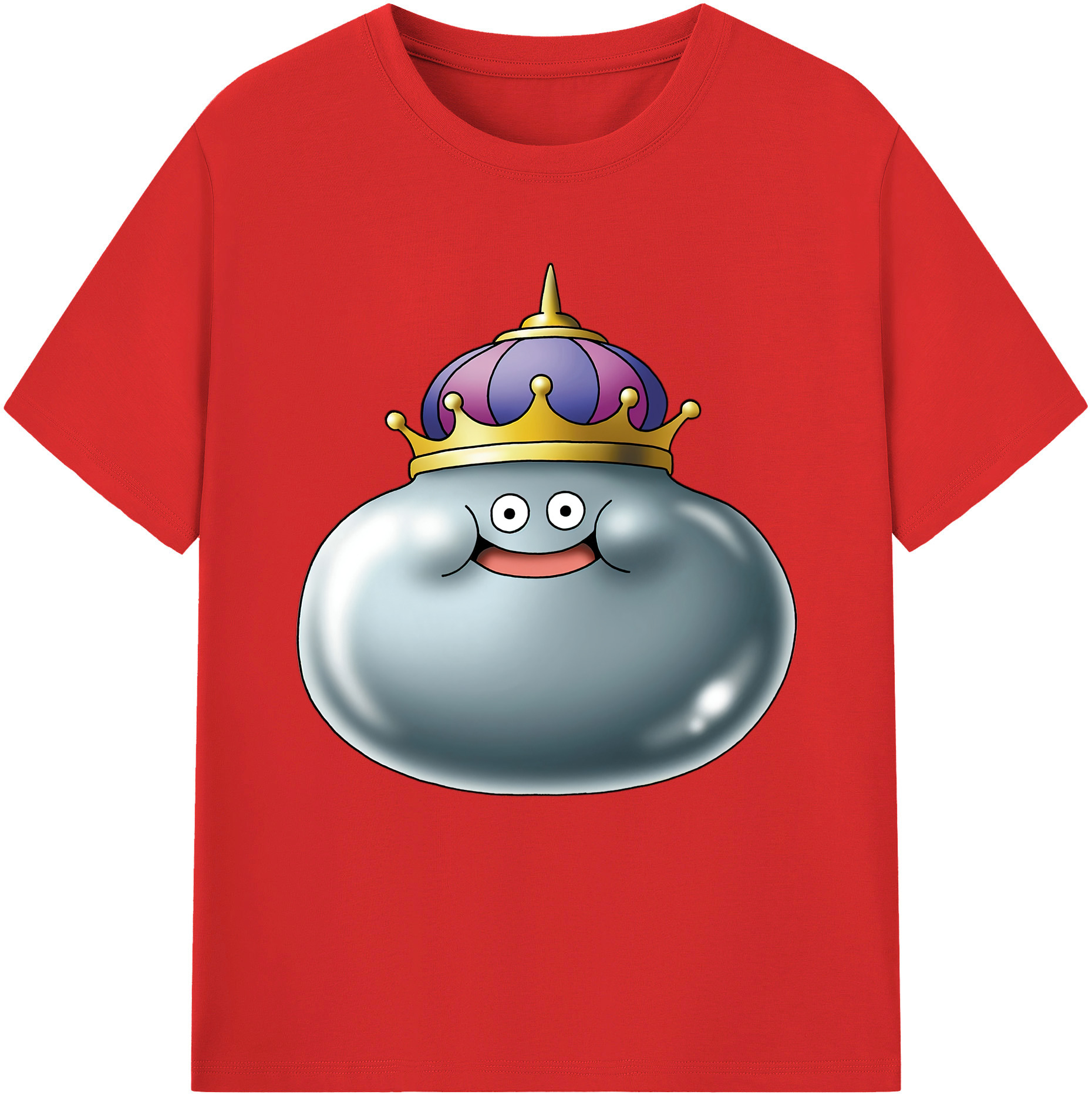 （画像用） ドラゴンクエスト Doragon Kuesuto Dragon Quest レディースカジュアルプリントTシャツ（綿100％）