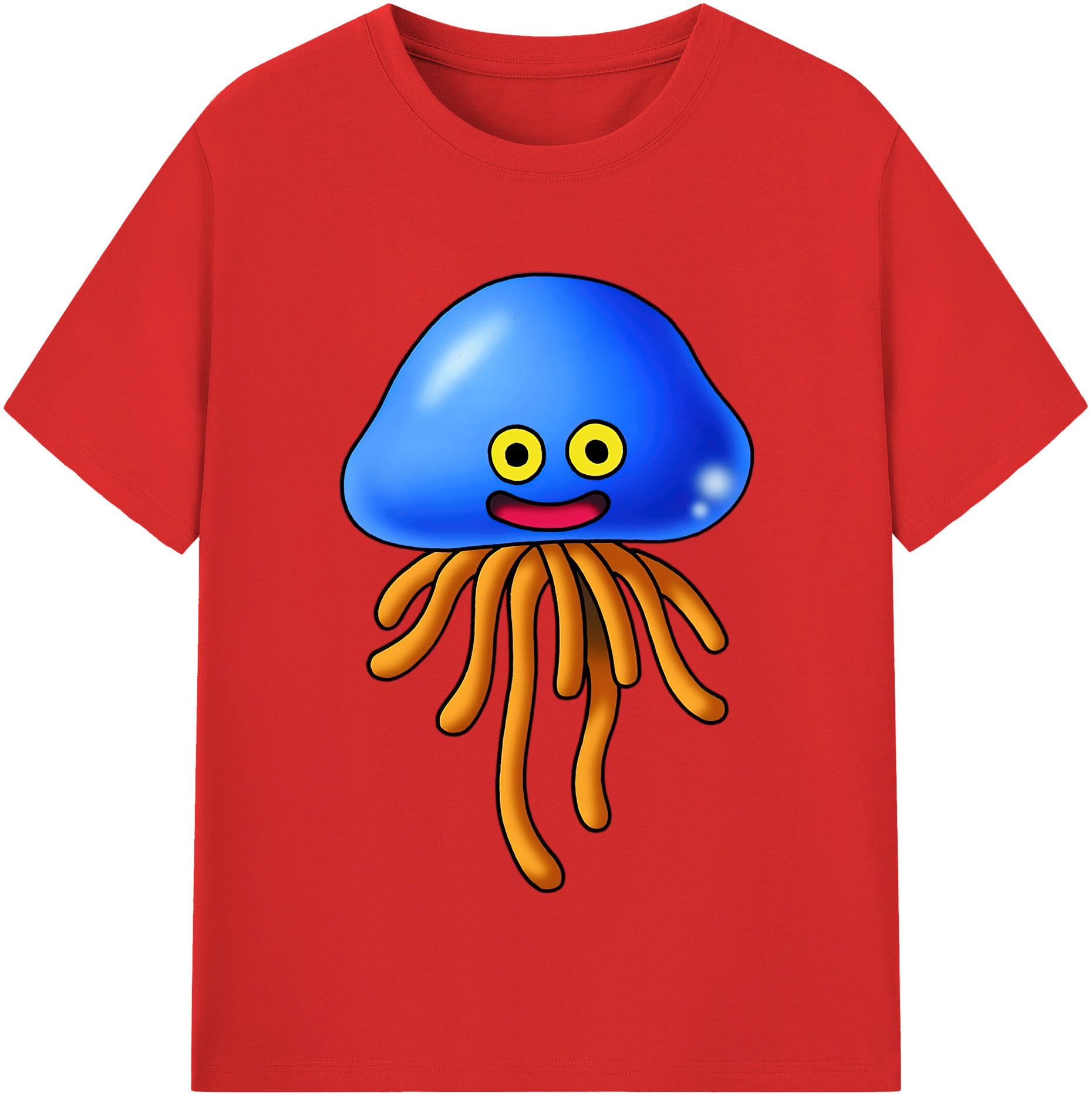 （画像用） ドラゴンクエスト Doragon Kuesuto Dragon Quest レディースカジュアルプリントTシャツ（綿100％）