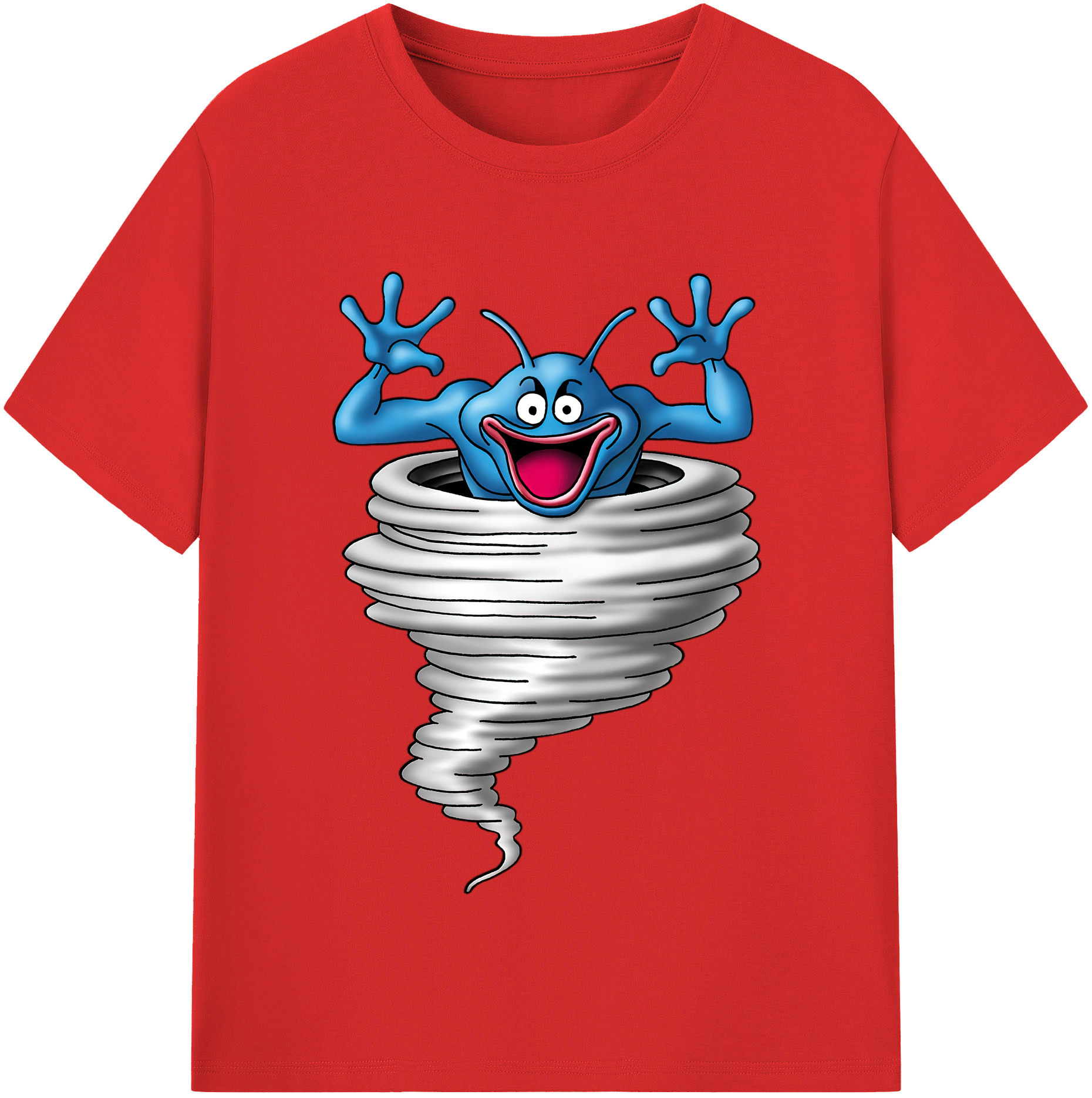 （画像用） ドラゴンクエスト Doragon Kuesuto Dragon Quest レディースカジュアルプリントTシャツ（綿100％）