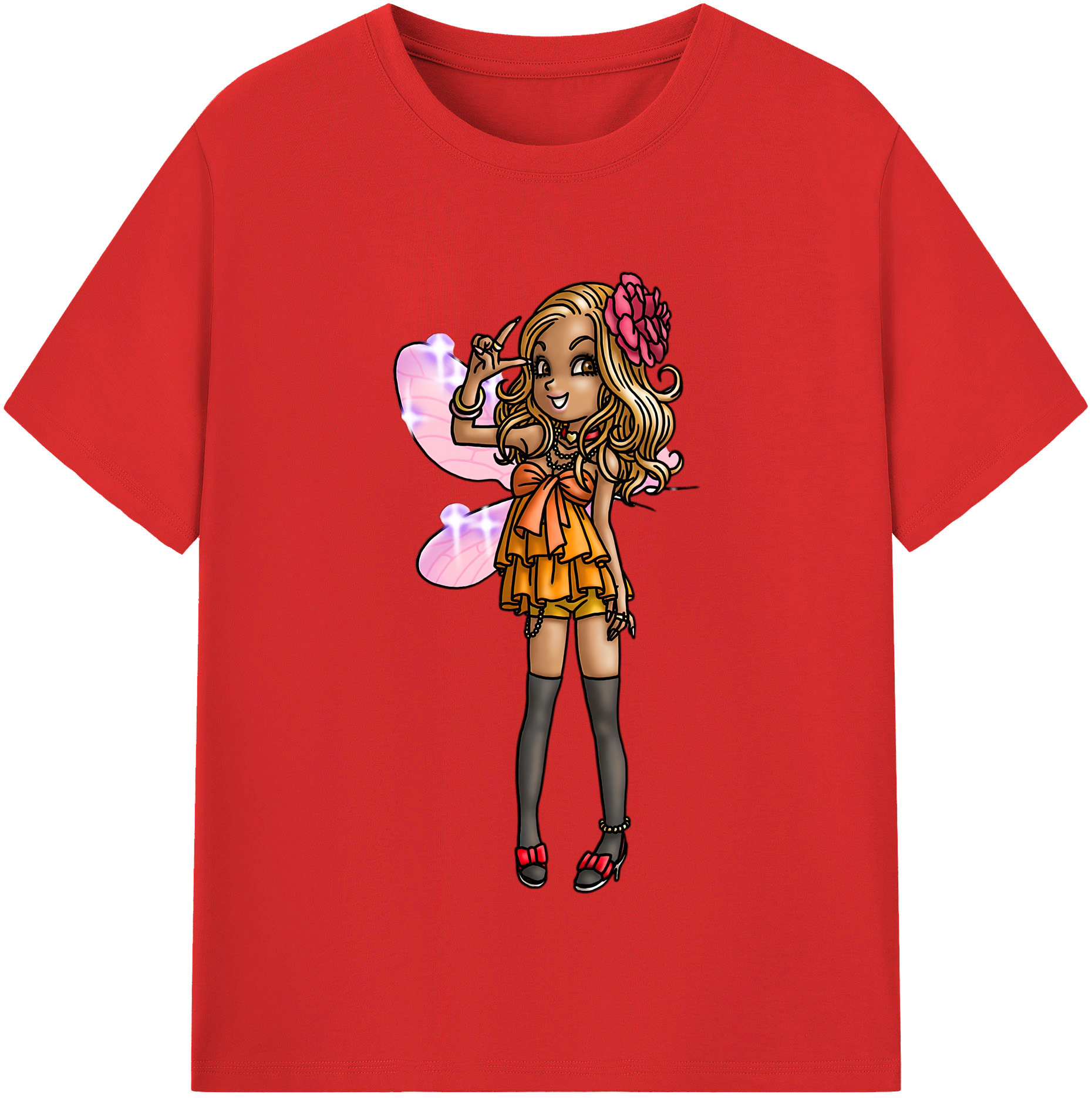（画像用） ドラゴンクエスト Doragon Kuesuto Dragon Quest レディースカジュアルプリントTシャツ（綿100％）