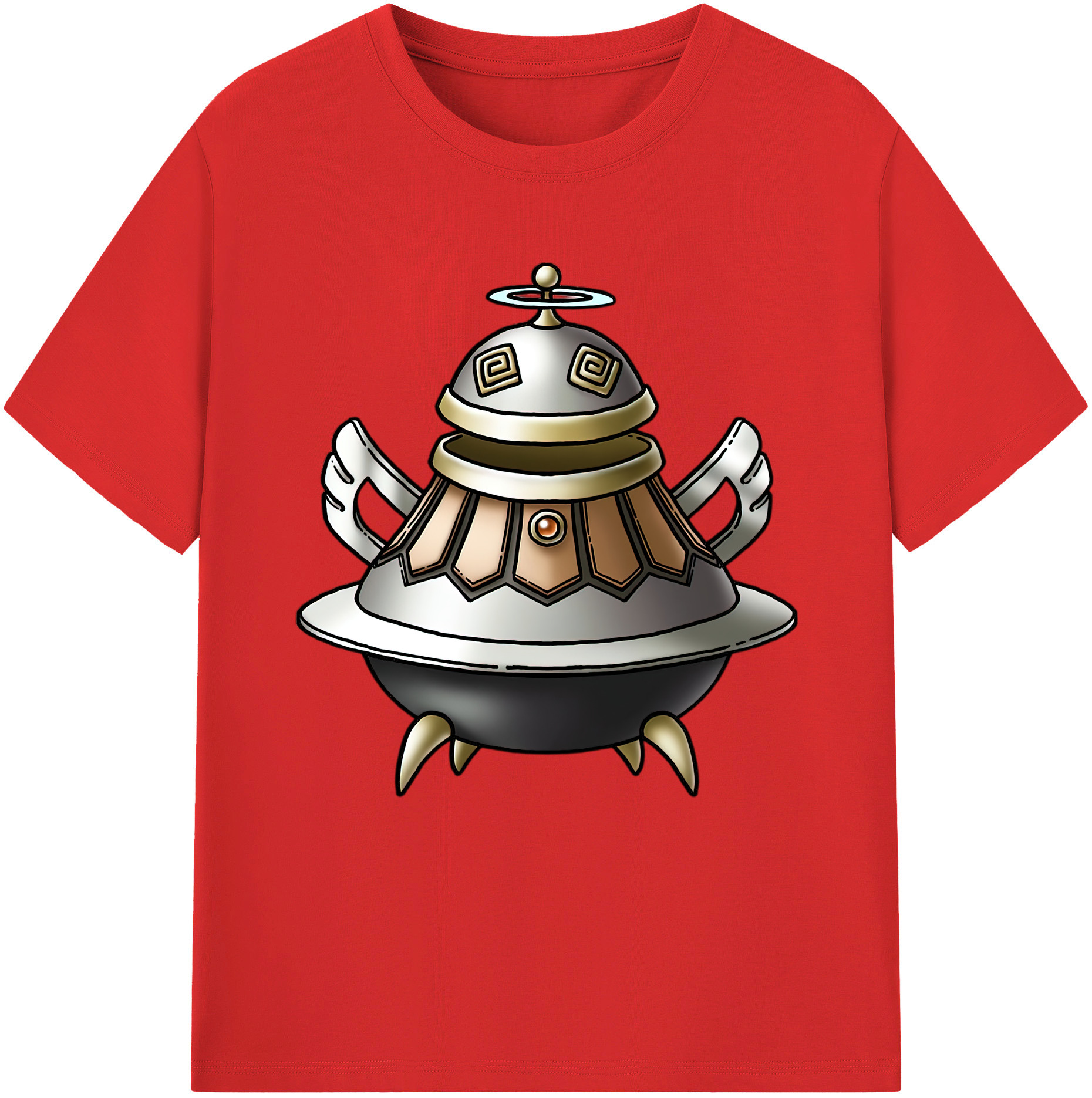 （画像用） ドラゴンクエスト Doragon Kuesuto Dragon Quest レディースカジュアルプリントTシャツ（綿100％）