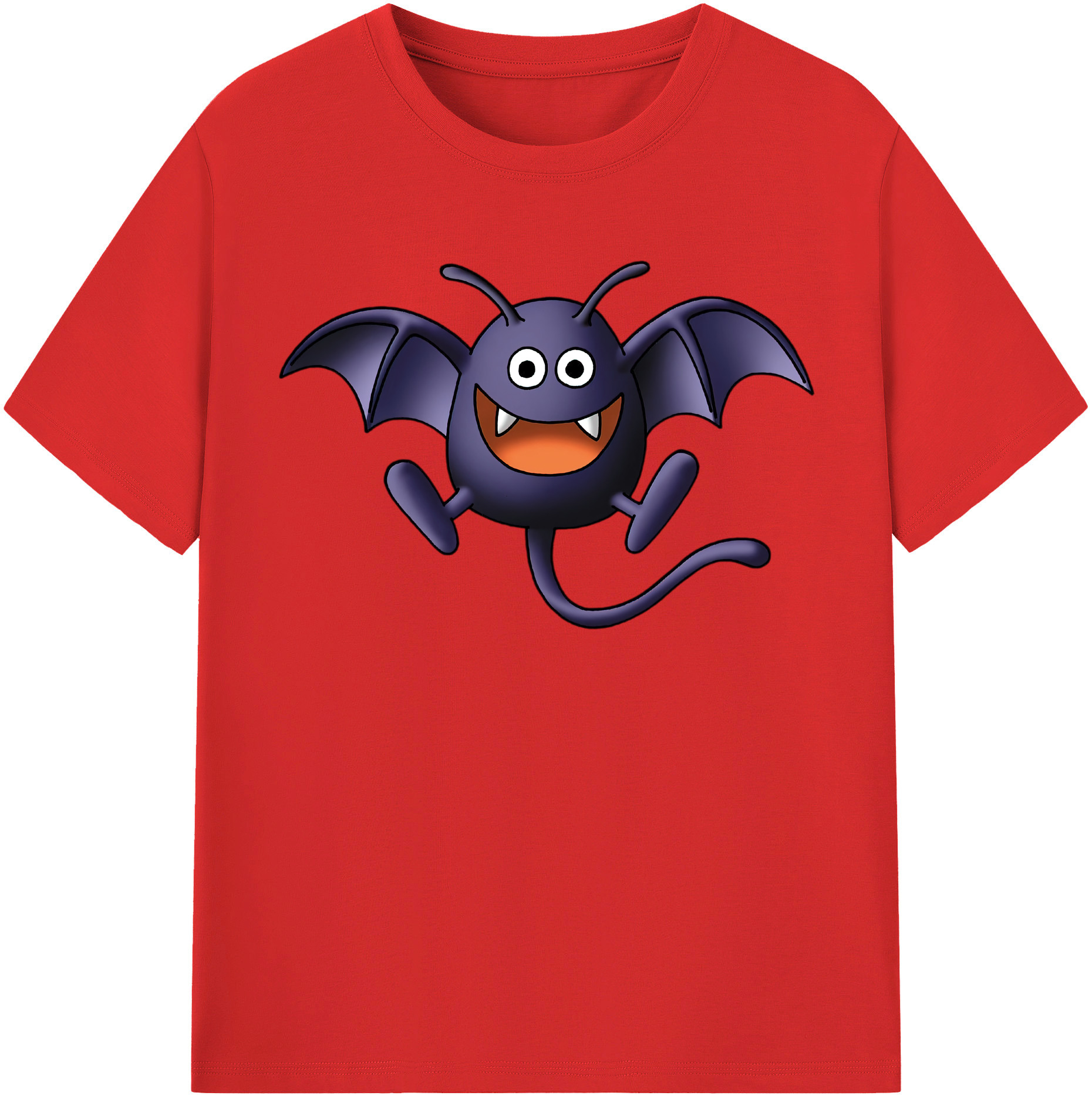 （画像用） ドラゴンクエスト Doragon Kuesuto Dragon Quest レディースカジュアルプリントTシャツ（綿100％）
