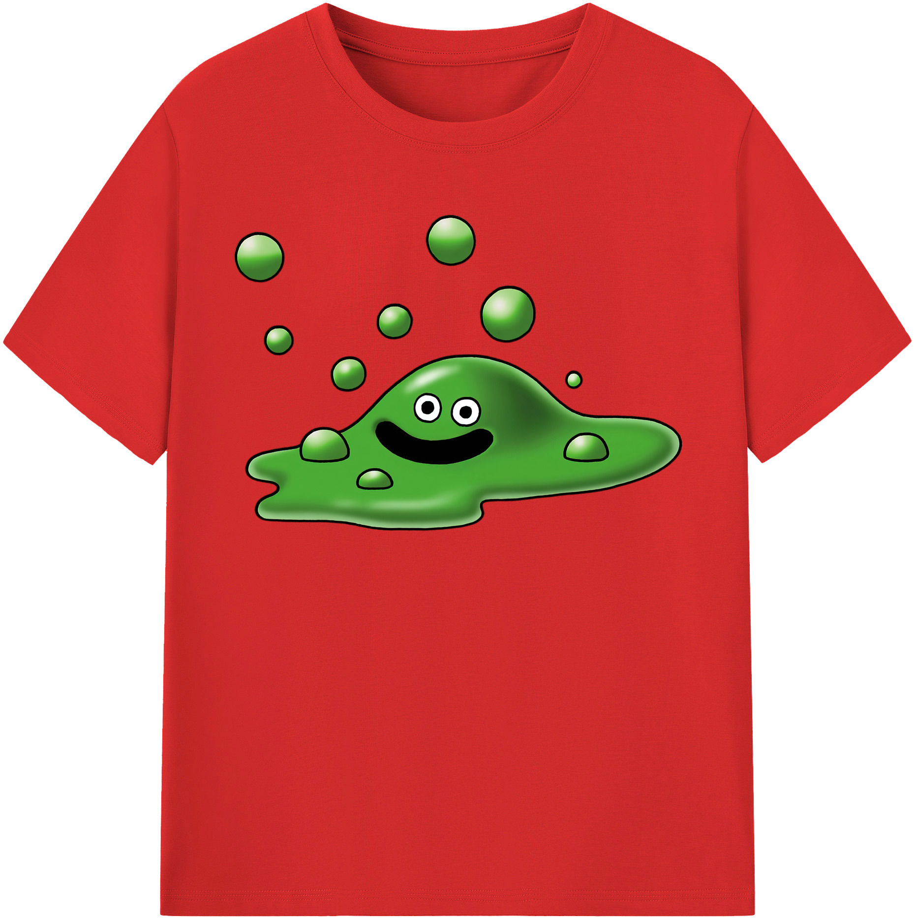 （画像用） ドラゴンクエスト Doragon Kuesuto Dragon Quest レディースカジュアルプリントTシャツ（綿100％）