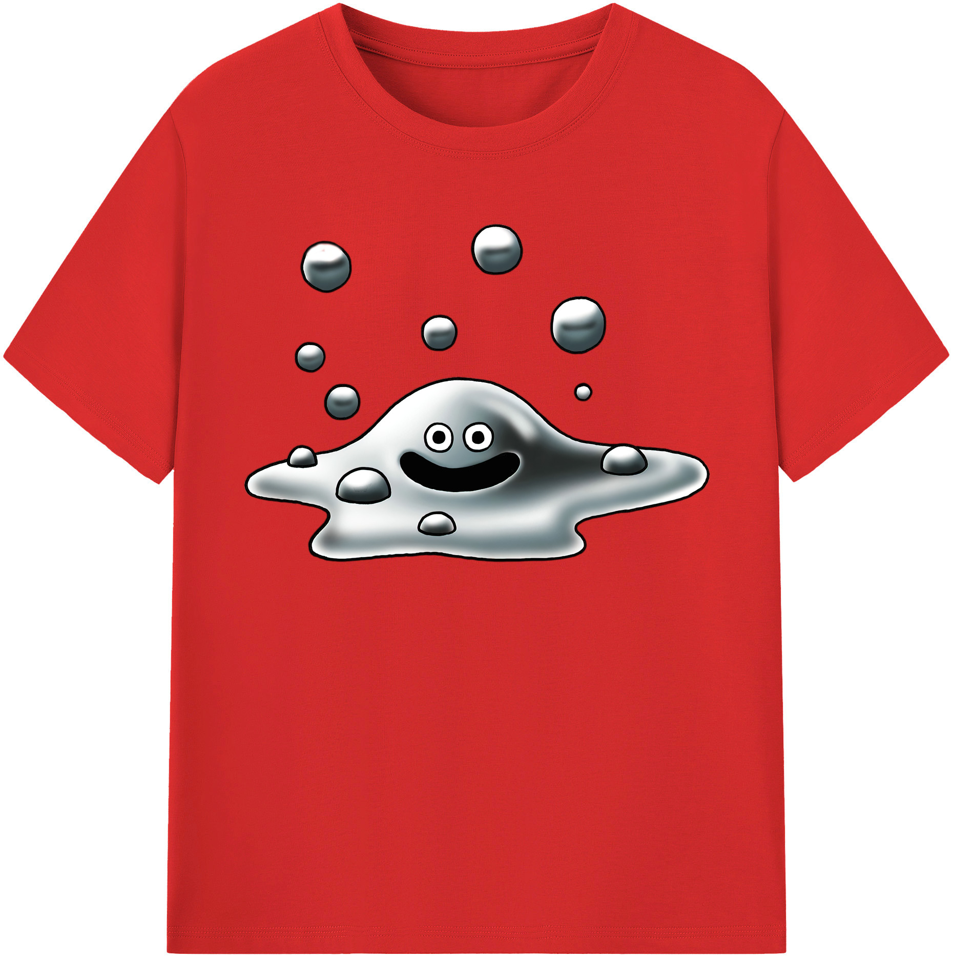 （画像用） ドラゴンクエスト Doragon Kuesuto Dragon Quest レディースカジュアルプリントTシャツ（綿100％）
