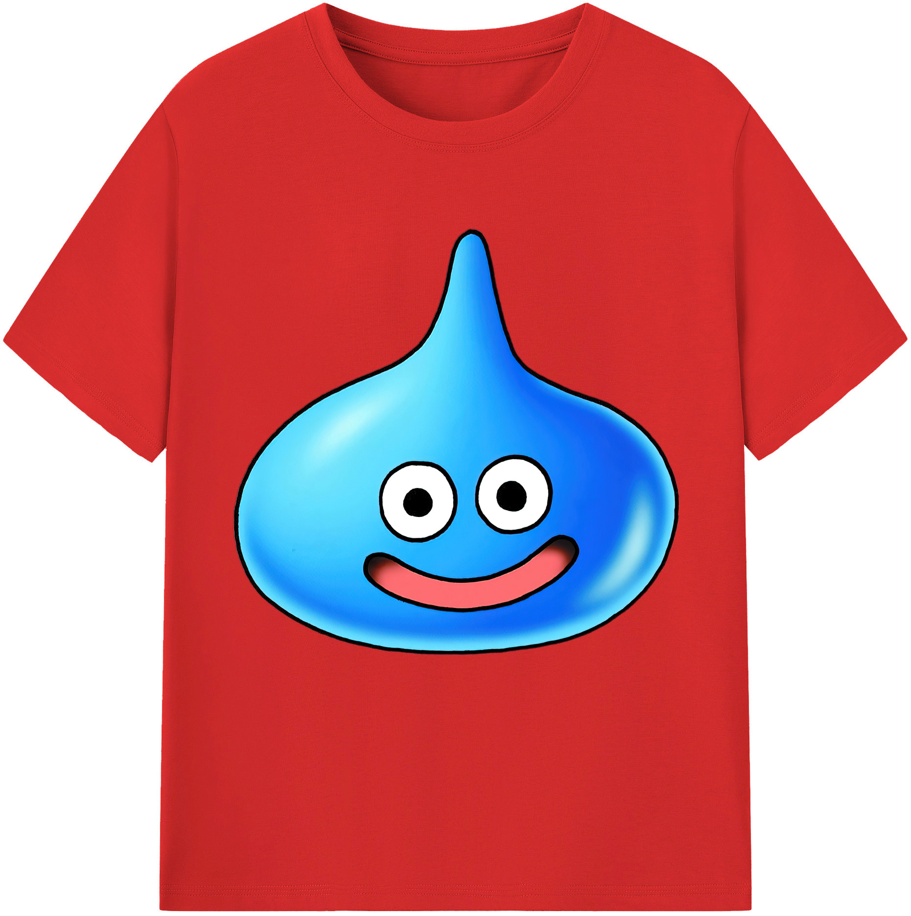 （画像用） ドラゴンクエスト Doragon Kuesuto Dragon Quest レディースカジュアルプリントTシャツ（綿100％）