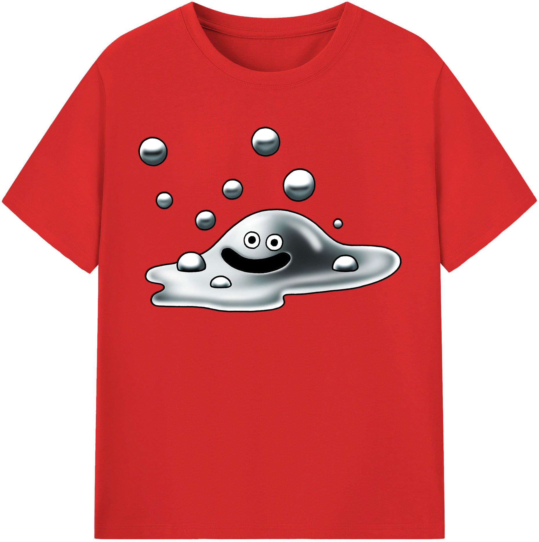 （画像用） ドラゴンクエスト Doragon Kuesuto Dragon Quest レディースカジュアルプリントTシャツ（綿100％）