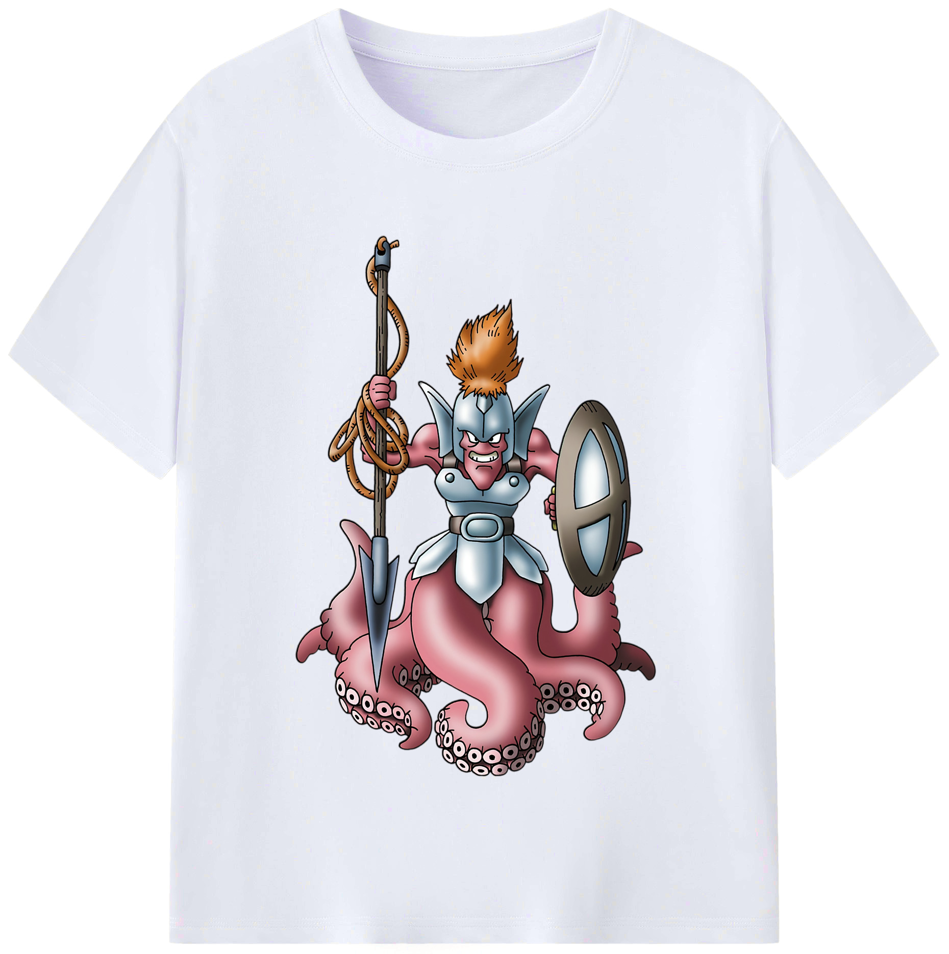 （画像用） ドラゴンクエスト Doragon Kuesuto Dragon Quest レディースカジュアルプリントTシャツ（綿100％）