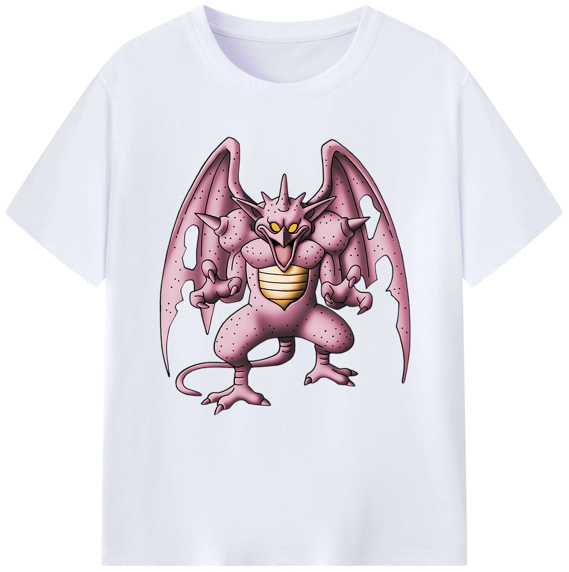 （画像用） ドラゴンクエスト Doragon Kuesuto Dragon Quest レディースカジュアルプリントTシャツ（綿100％）