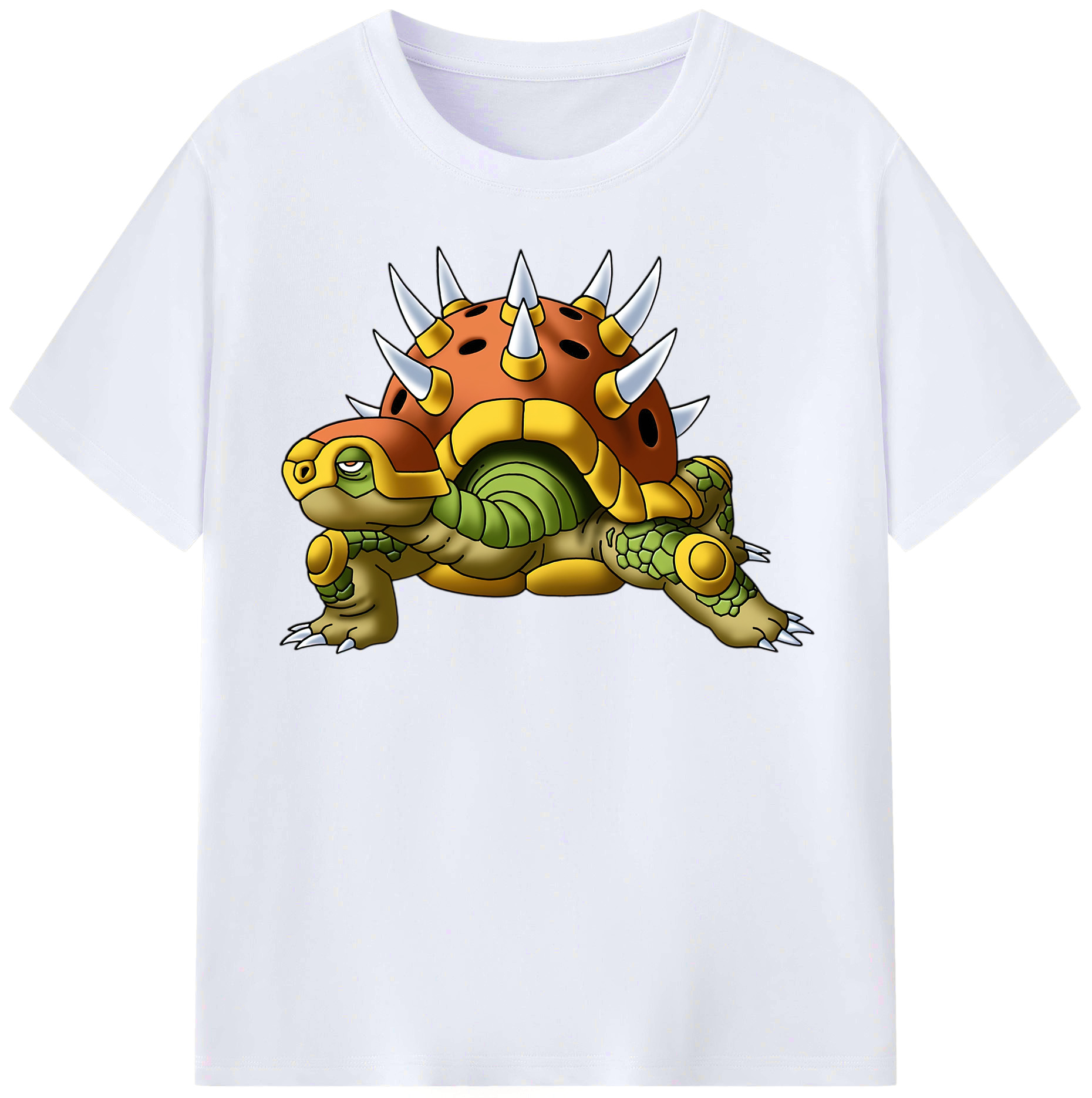 （画像用） ドラゴンクエスト Doragon Kuesuto Dragon Quest レディースカジュアルプリントTシャツ（綿100％）