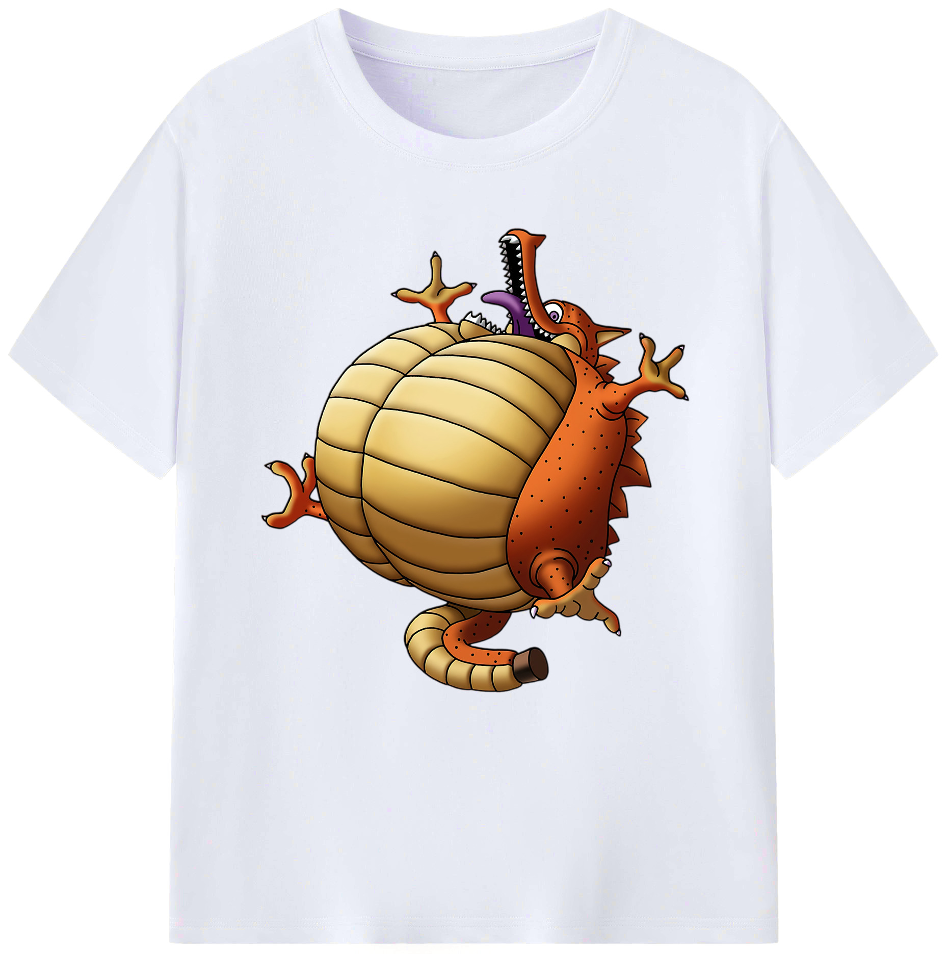 （画像用） ドラゴンクエスト Doragon Kuesuto Dragon Quest レディースカジュアルプリントTシャツ（綿100％）