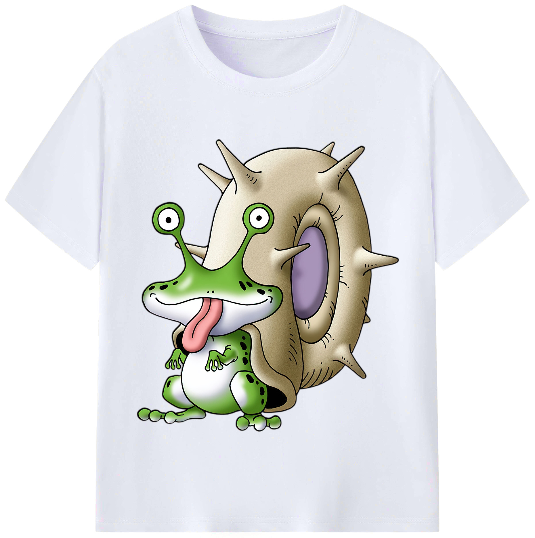 （画像用） ドラゴンクエスト Doragon Kuesuto Dragon Quest レディースカジュアルプリントTシャツ（綿100％）