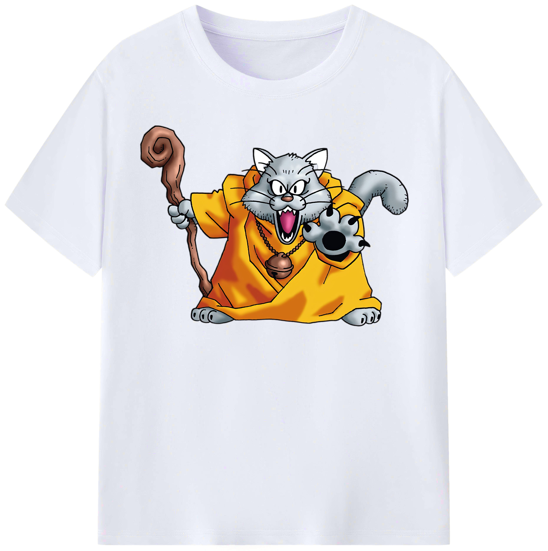 （画像用） ドラゴンクエスト Doragon Kuesuto Dragon Quest レディースカジュアルプリントTシャツ（綿100％）