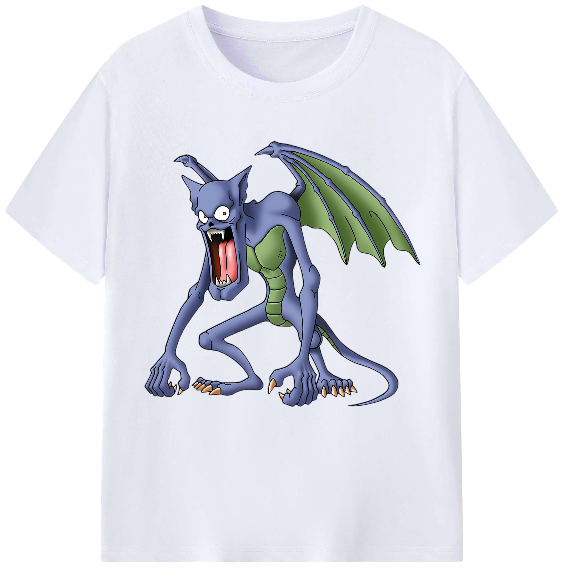 （画像用） ドラゴンクエスト Doragon Kuesuto Dragon Quest レディースカジュアルプリントTシャツ（綿100％）