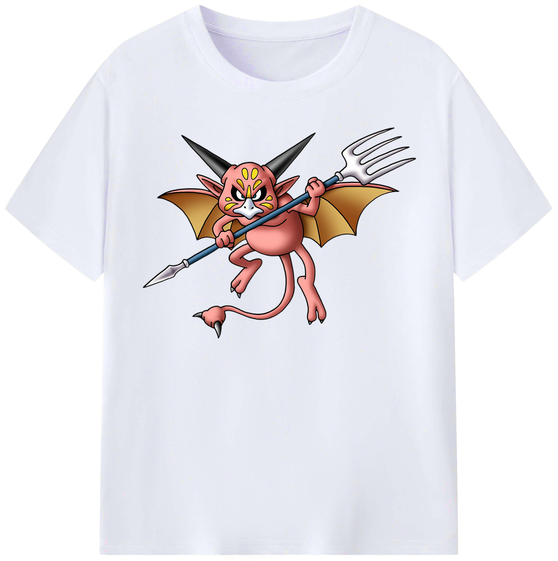 （画像用） ドラゴンクエスト Doragon Kuesuto Dragon Quest レディースカジュアルプリントTシャツ（綿100％）