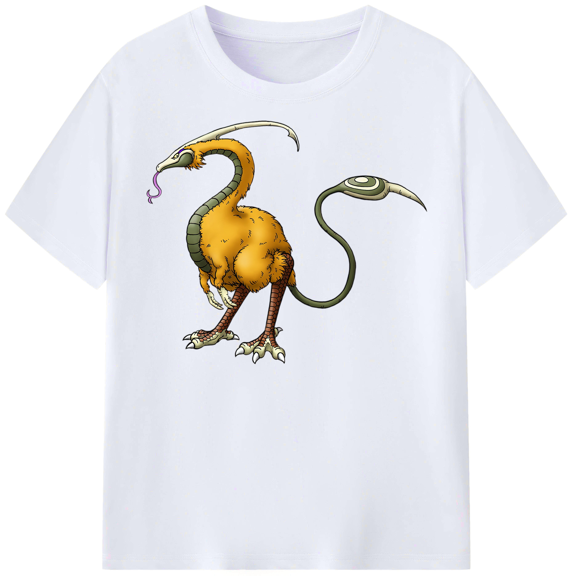 （画像用） ドラゴンクエスト Doragon Kuesuto Dragon Quest レディースカジュアルプリントTシャツ（綿100％）